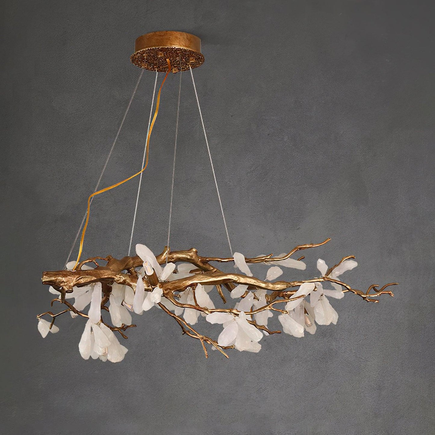 Crushed Natural Stone Chandelier - YIOSI