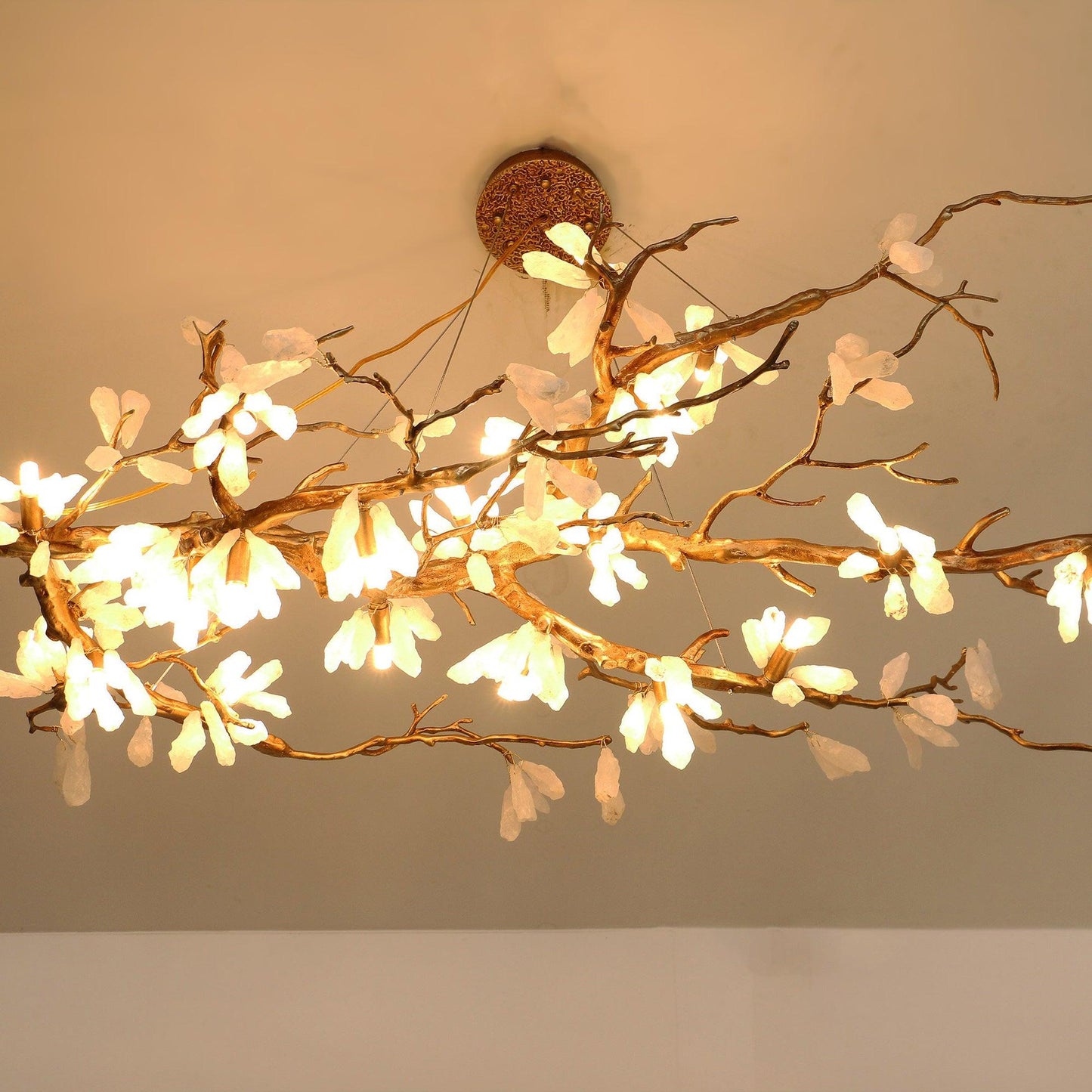 Crushed Natural Stone Chandelier - YIOSI