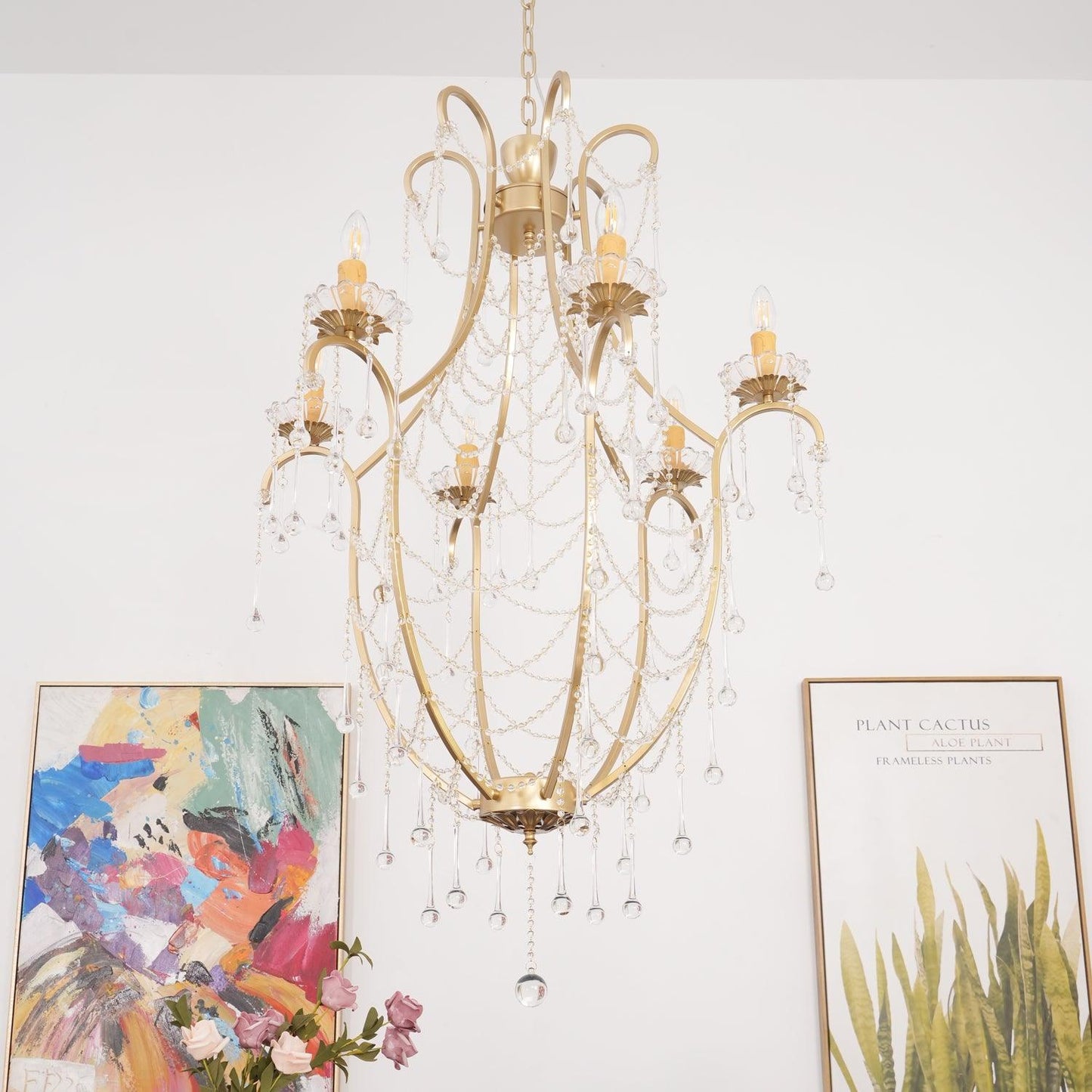Crystal Birdcage Chandelier - YIOSI
