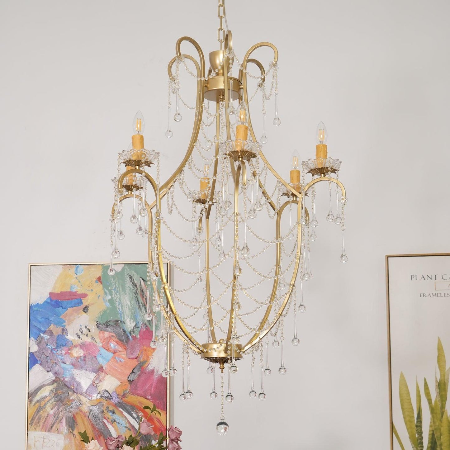 Crystal Birdcage Chandelier - YIOSI