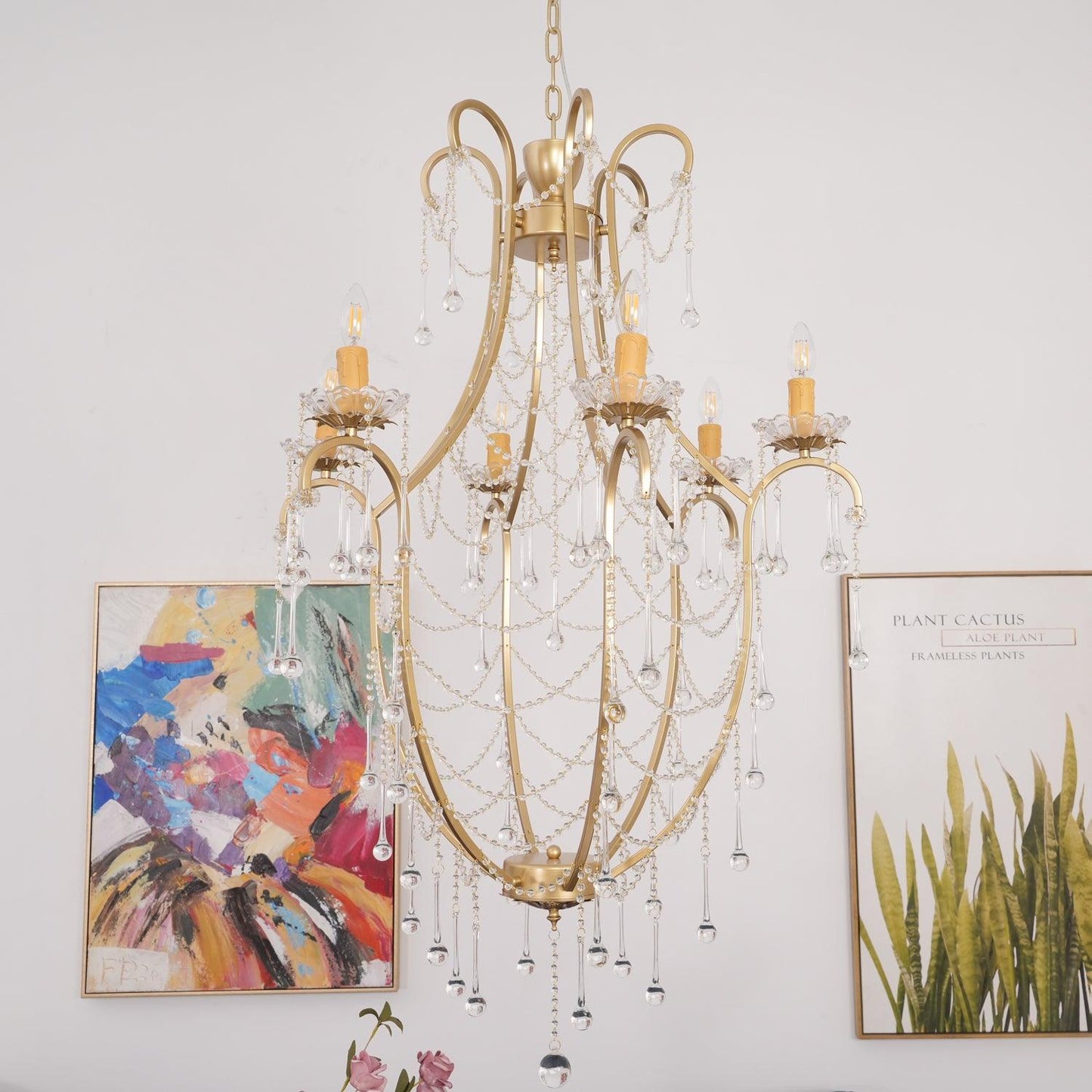 Crystal Birdcage Chandelier - YIOSI