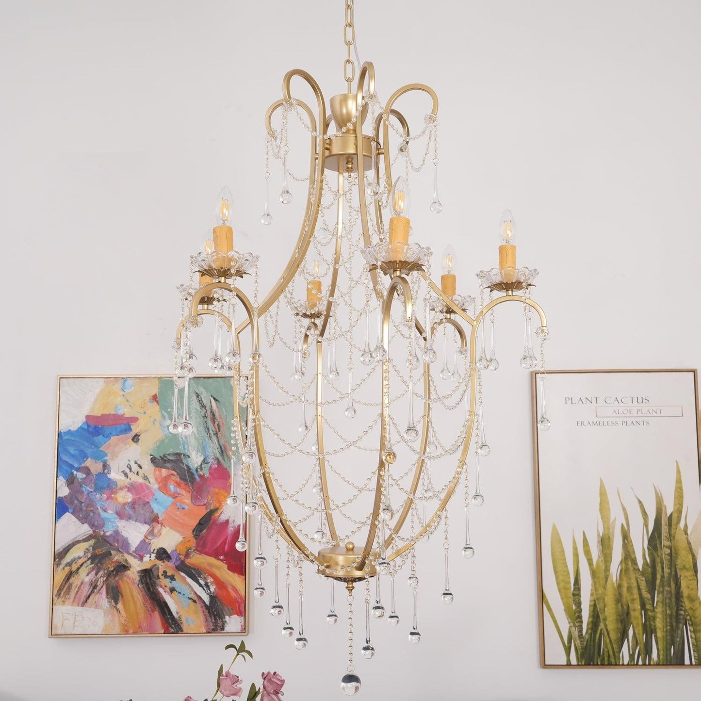 Crystal Birdcage Chandelier - YIOSI