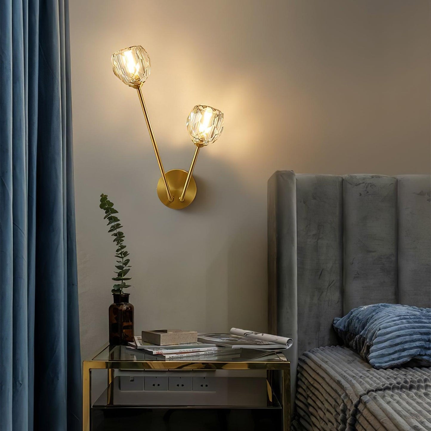 Crystal Branch Wall Light - YIOSI