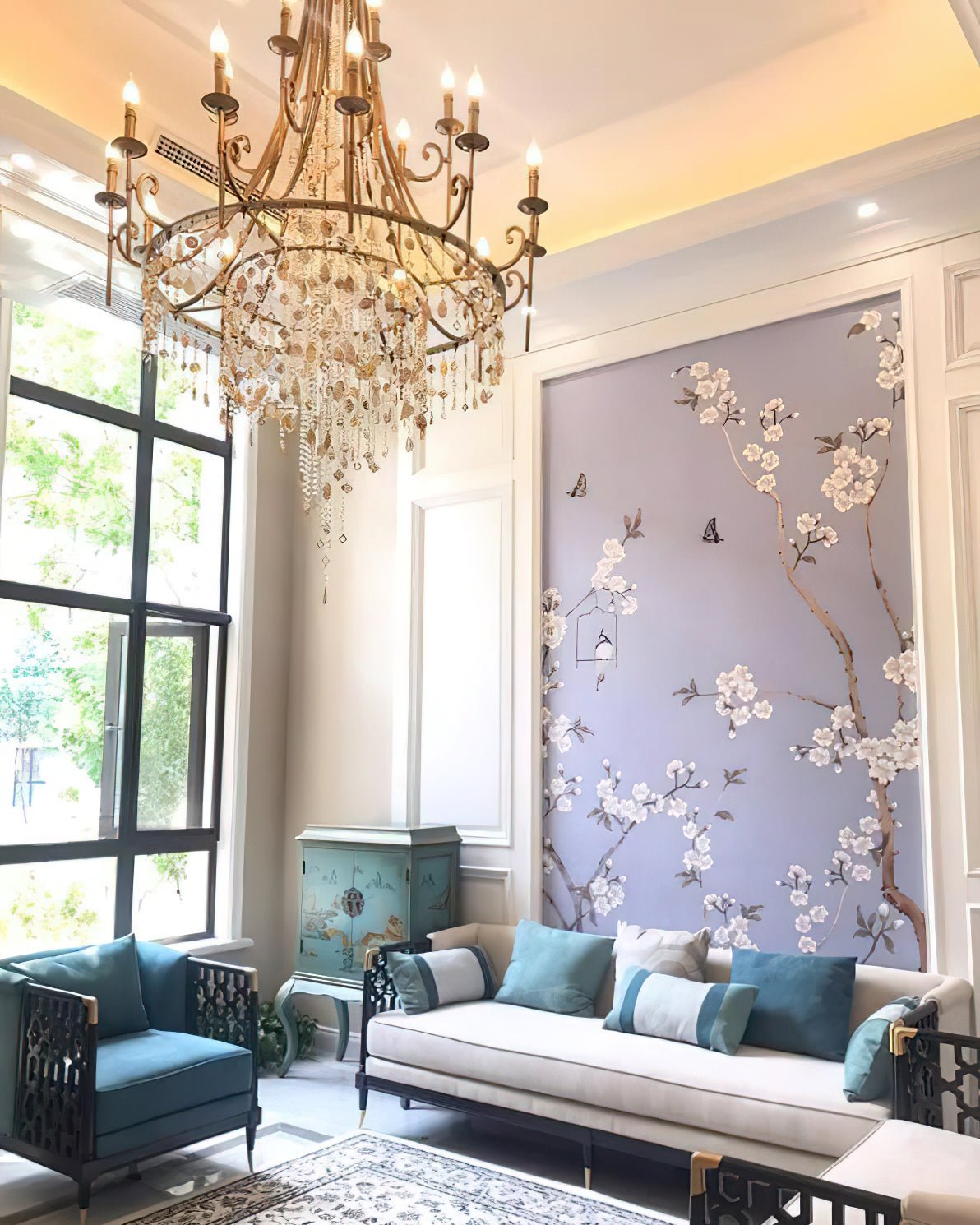 Tatum Lux Shell Crystal Chandelier - YIOSI