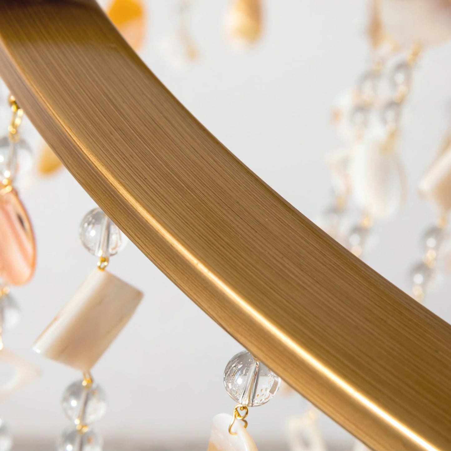 Tatum Lux Shell Crystal Chandelier - YIOSI