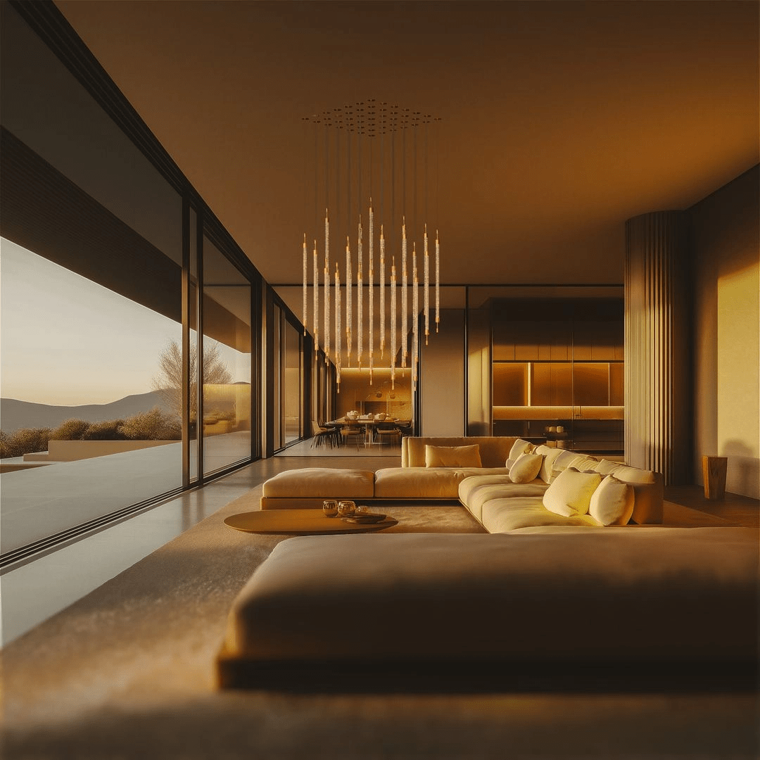 Crystal Grid Customize Chandelier - YIOSI