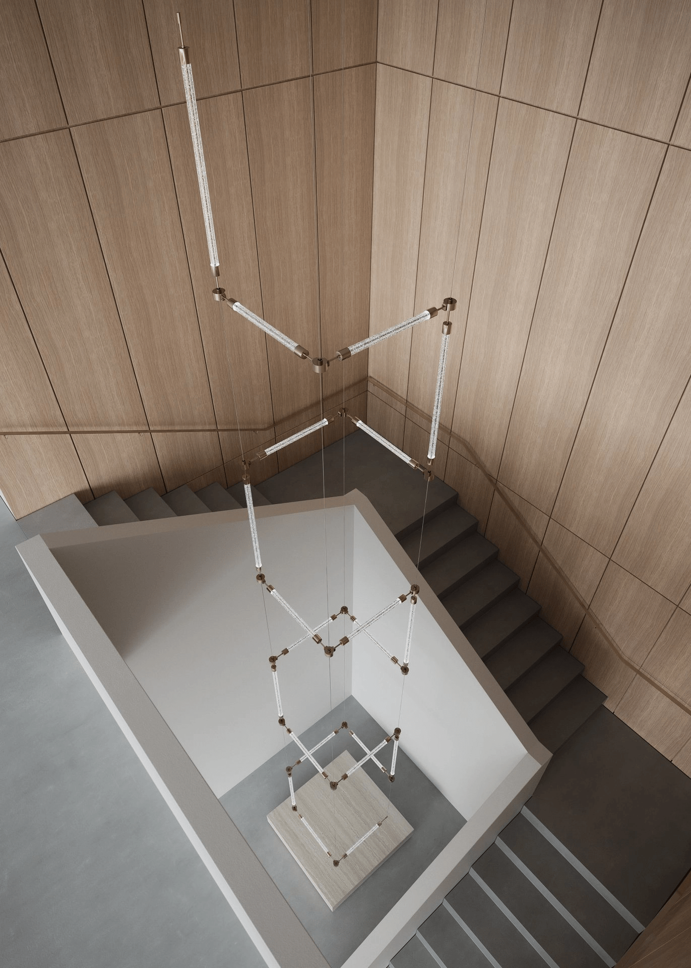 Crystal Grid Customize Chandelier - YIOSI