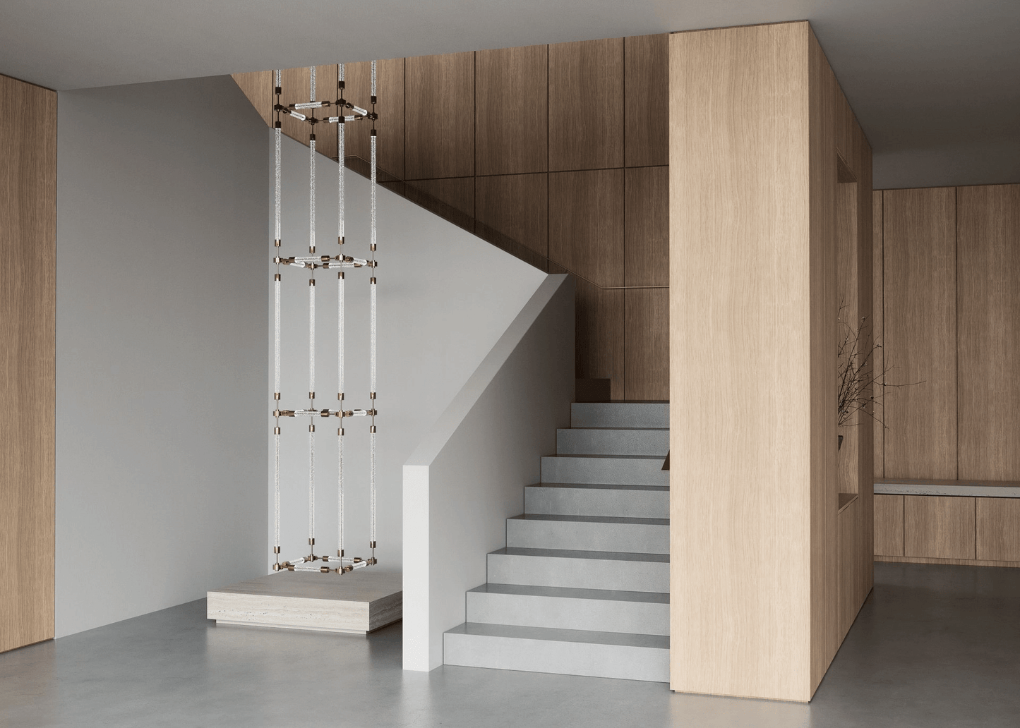 Crystal Grid Customize Chandelier - YIOSI