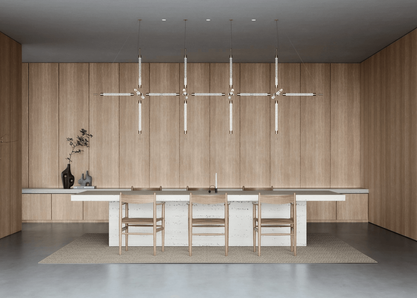 Crystal Grid Customize Chandelier - YIOSI