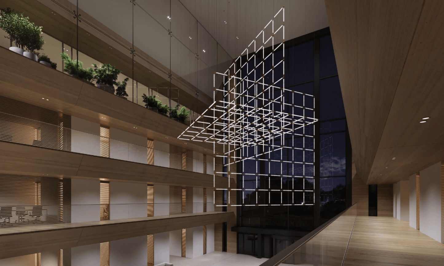 Crystal Grid Customize Chandelier - YIOSI