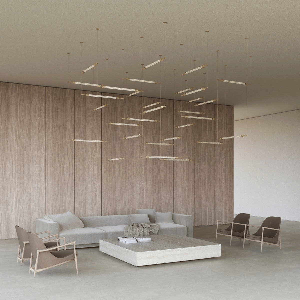 Crystal Grid Customize Chandelier - YIOSI