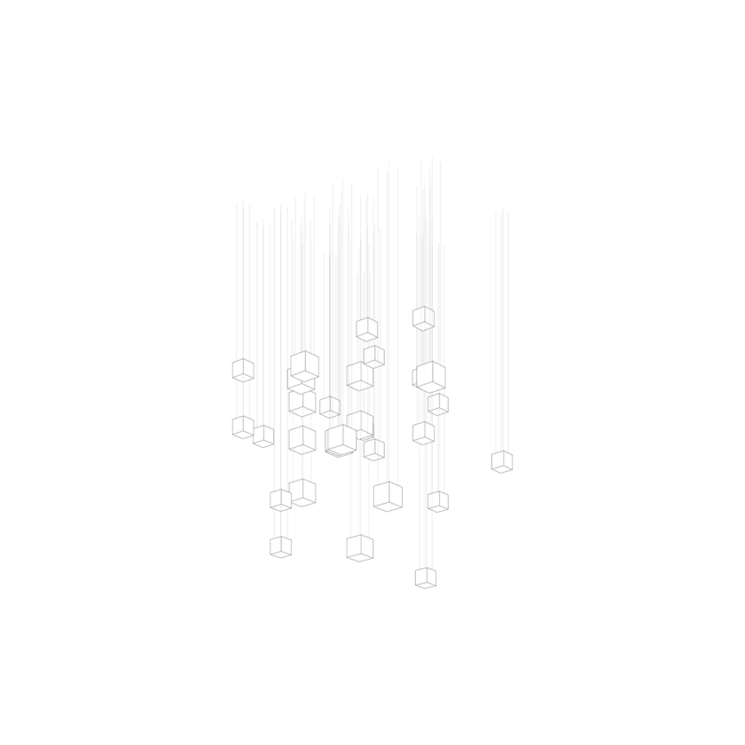 Crystal Pixels Customize Chandelier - YIOSI