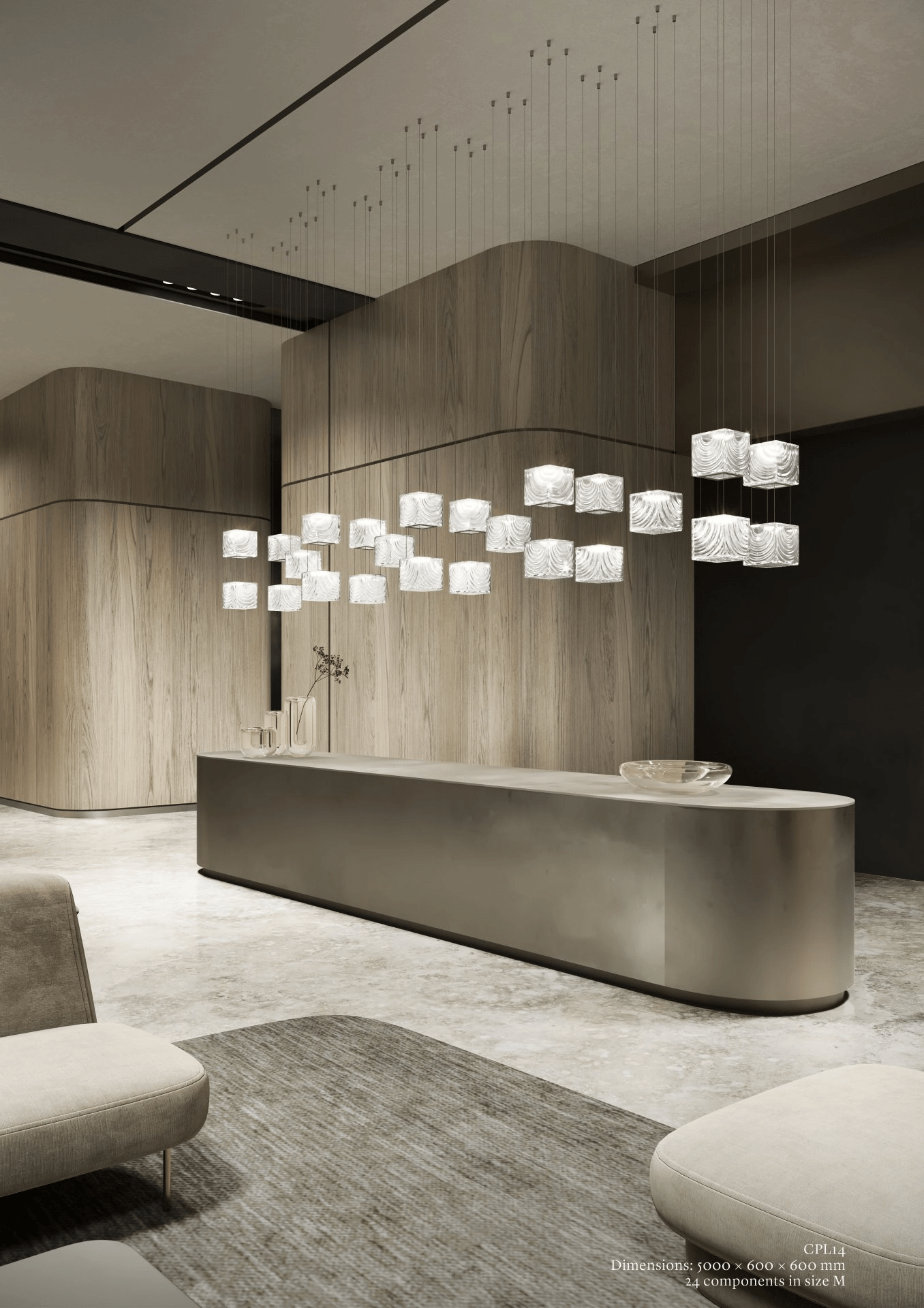 Crystal Pixels Customize Chandelier - YIOSI