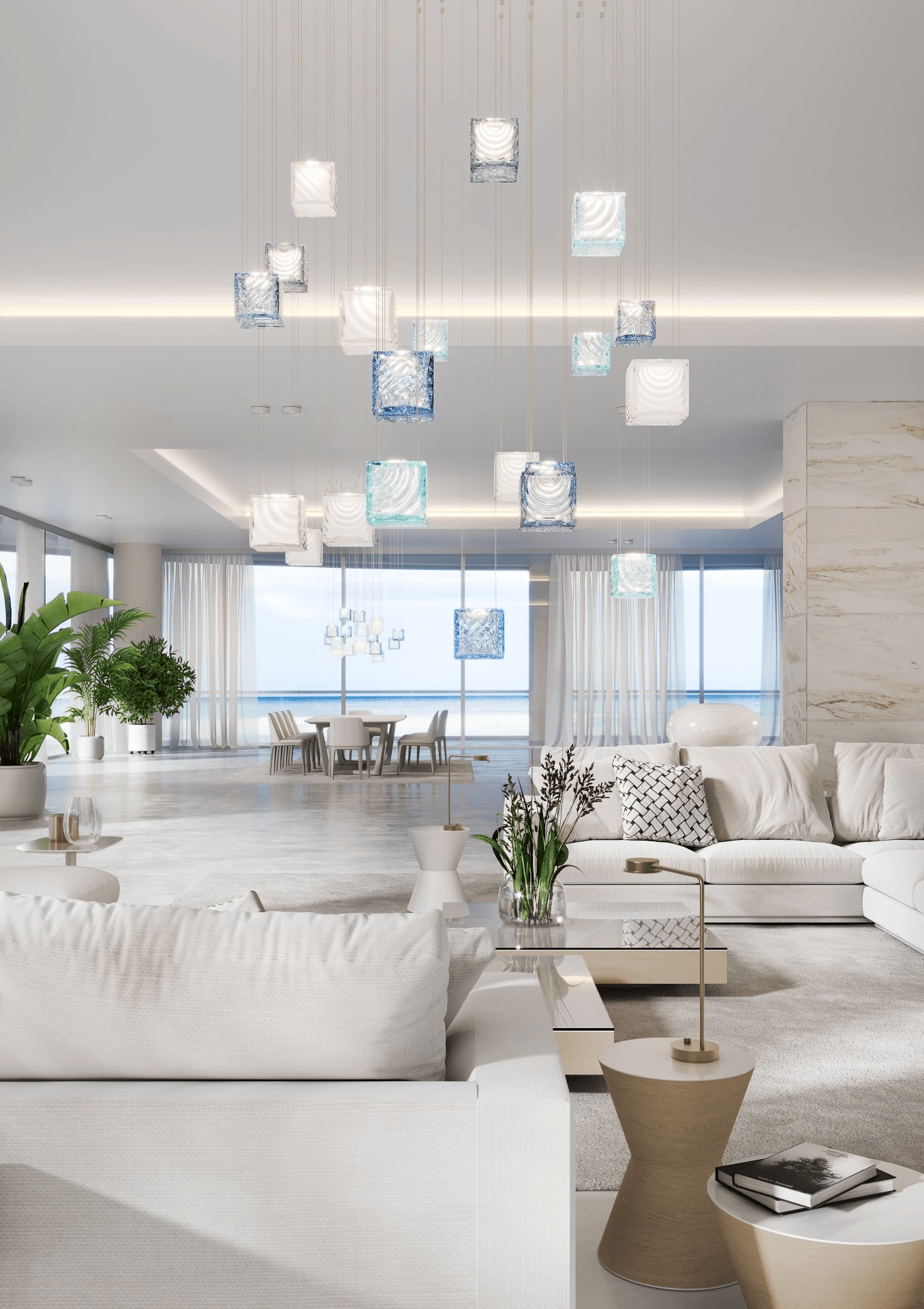 Crystal Pixels Customize Chandelier - YIOSI