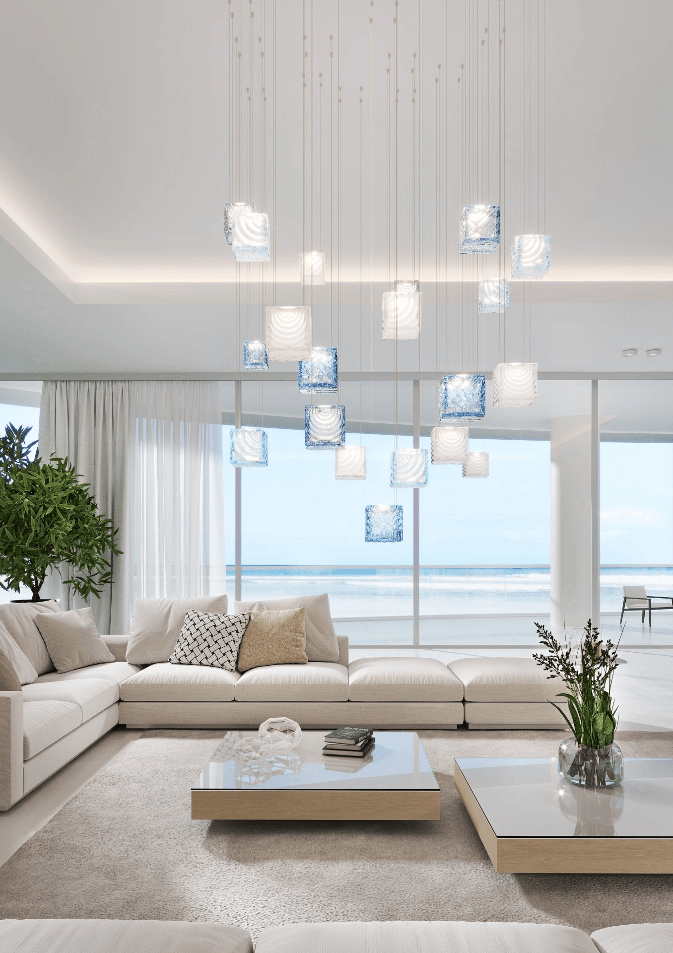 Crystal Pixels Customize Chandelier - YIOSI