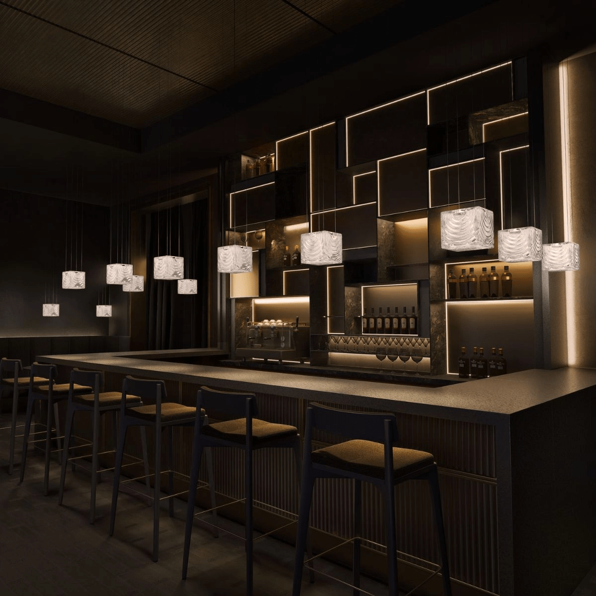 Crystal Pixels Customize Chandelier - YIOSI