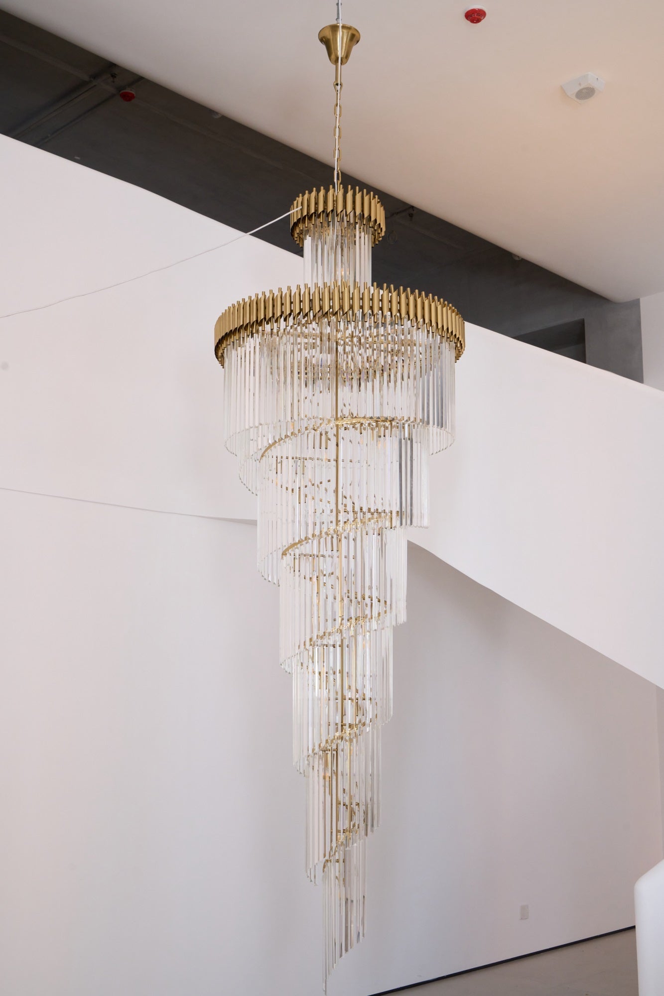 Crystal Spiral Chandelier - YIOSI
