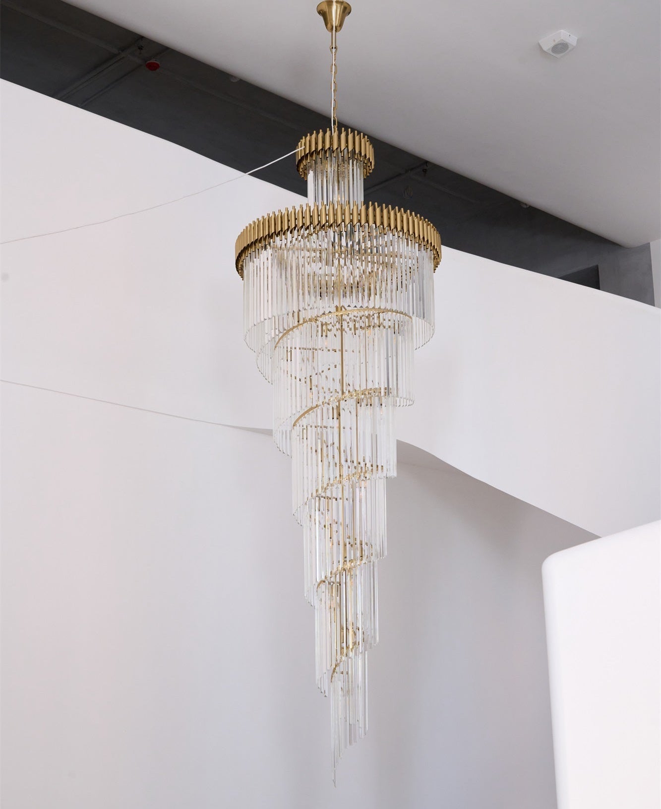 Crystal Spiral Chandelier - YIOSI