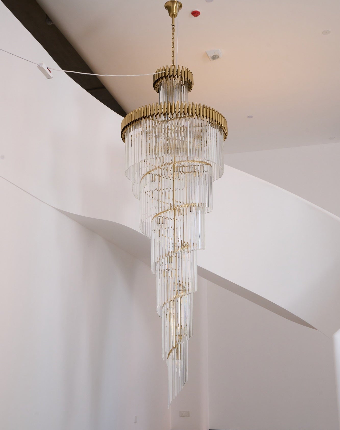Crystal Spiral Chandelier - YIOSI