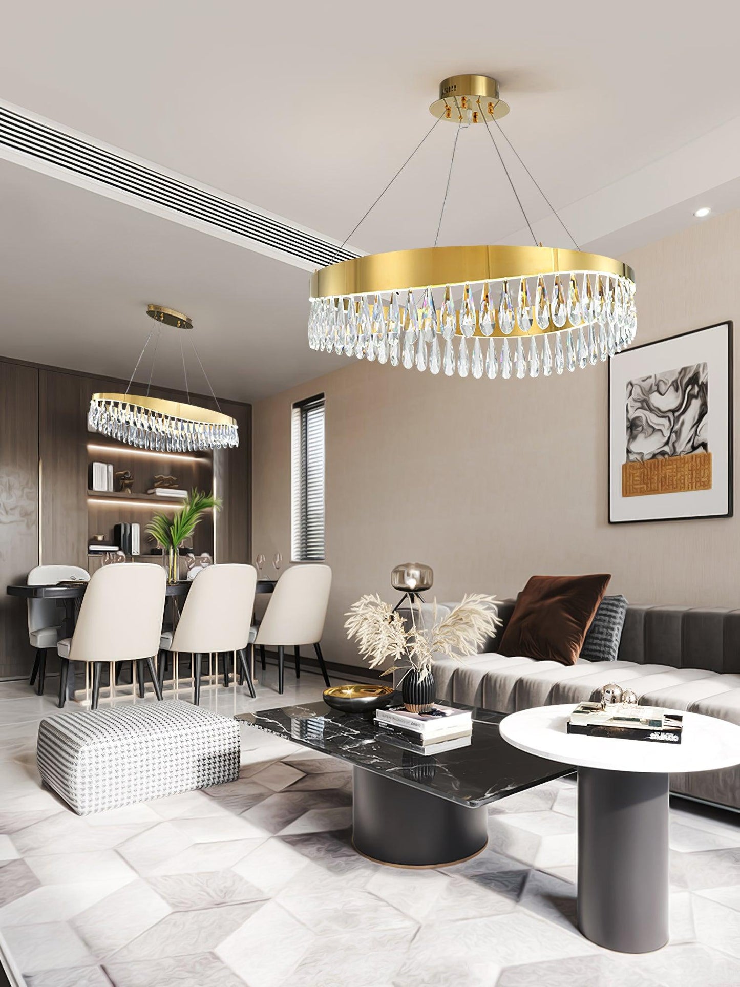 Crystal Sticks Chandelier - YIOSI