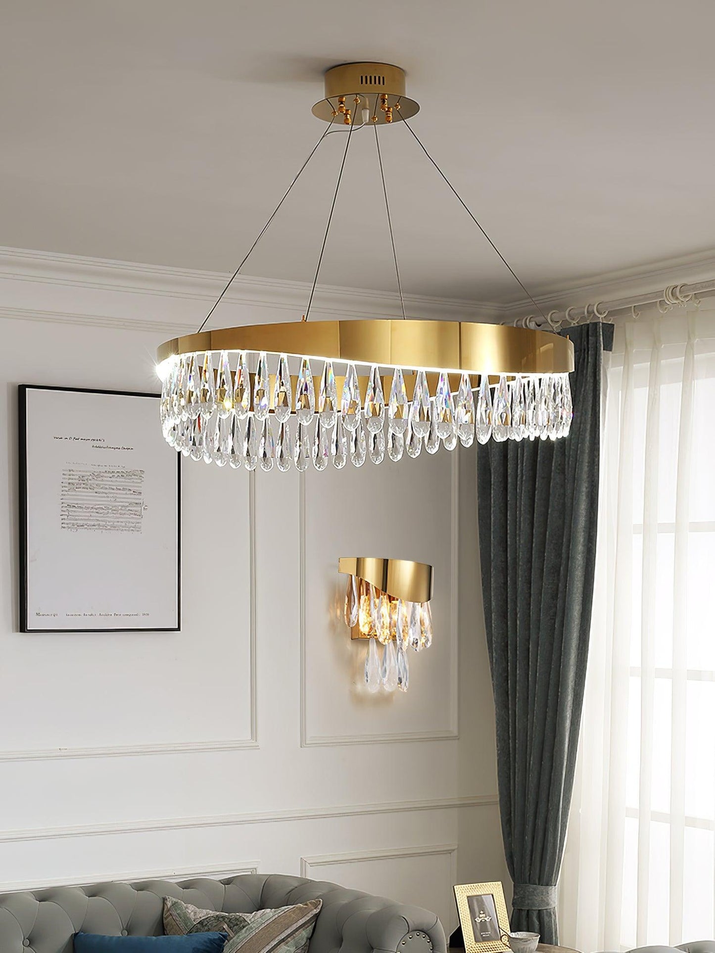 Crystal Sticks Chandelier - YIOSI