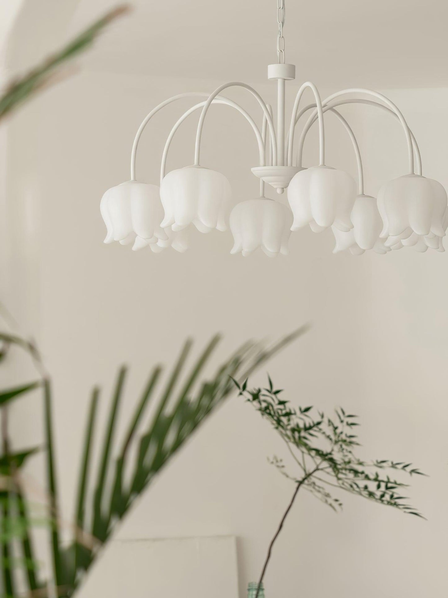 Curved Arm Bell Chandelier - YIOSI