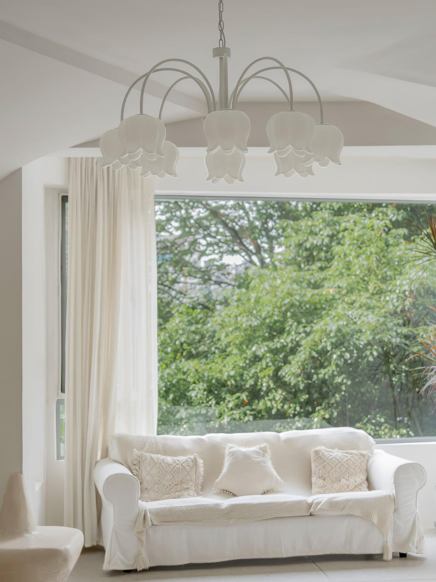 Curved Arm Bell Chandelier - YIOSI