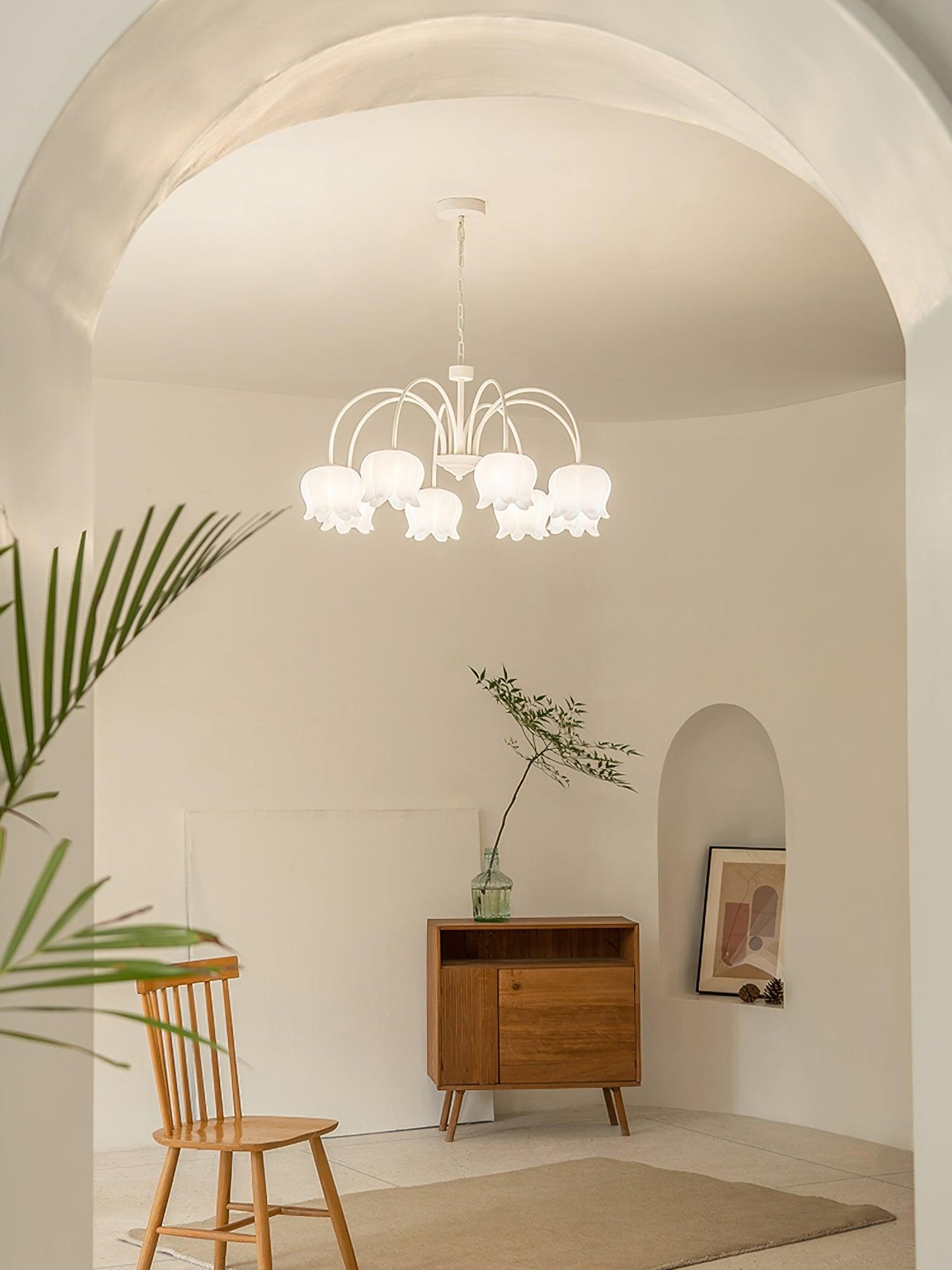 Curved Arm Bell Chandelier - YIOSI