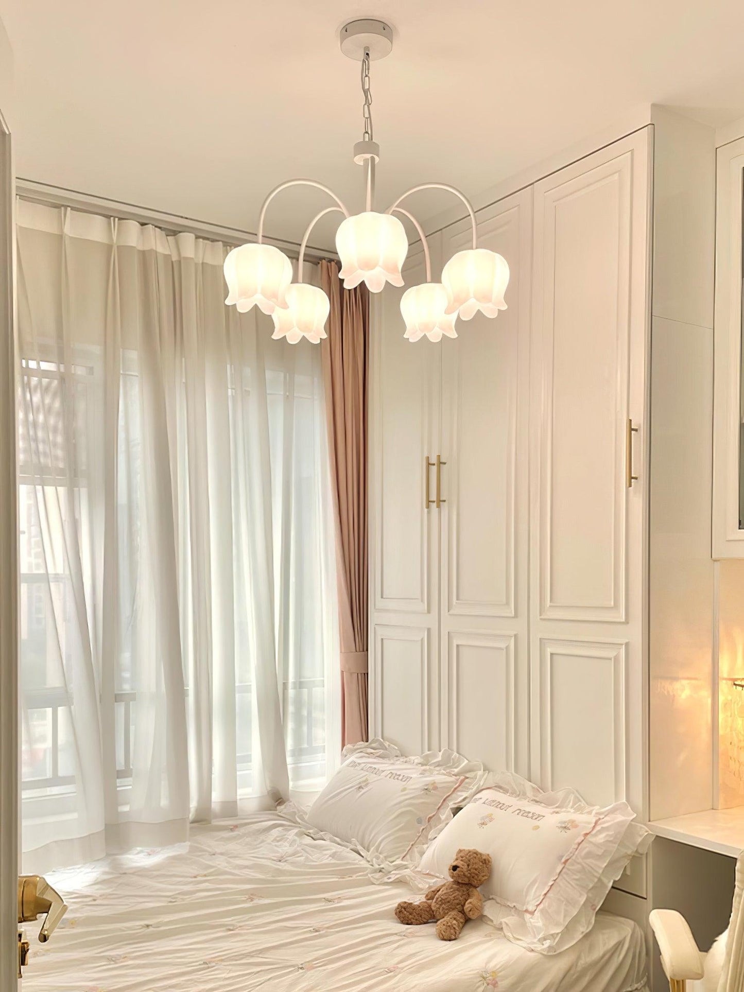 Curved Arm Bell Chandelier - YIOSI
