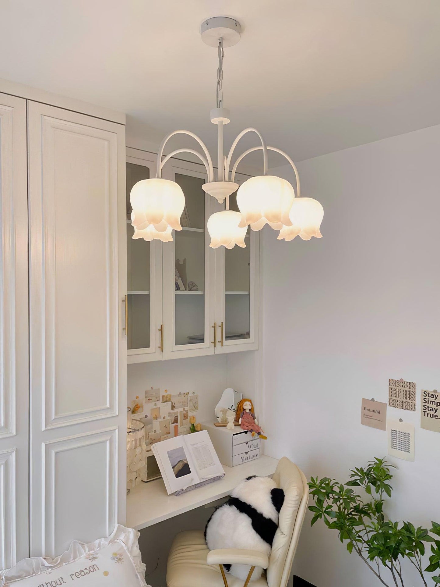 Curved Arm Bell Chandelier - YIOSI