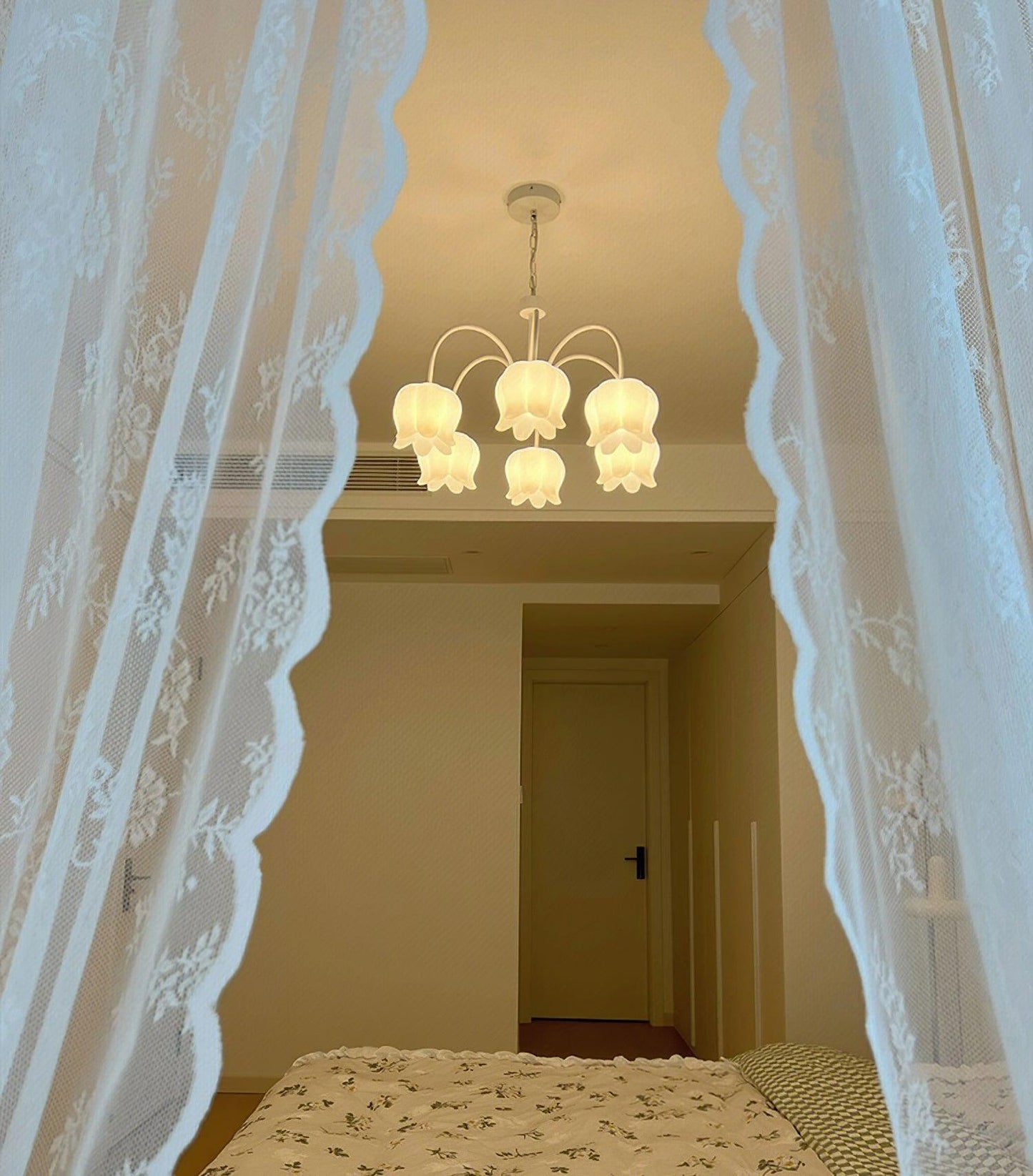 Curved Arm Bell Chandelier - YIOSI