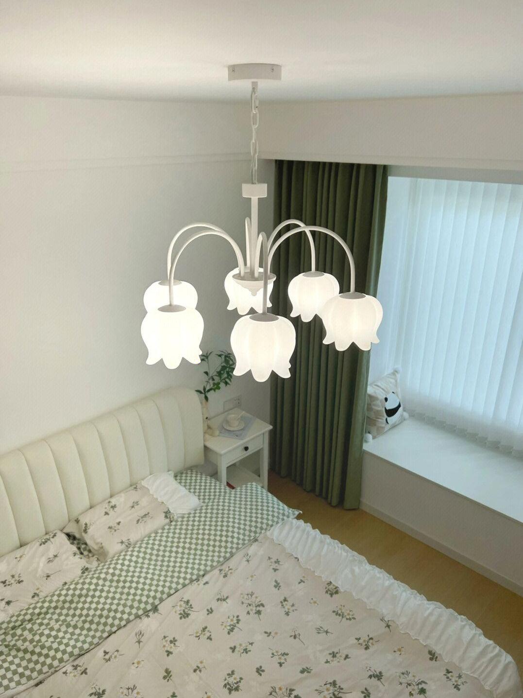 Curved Arm Bell Chandelier - YIOSI