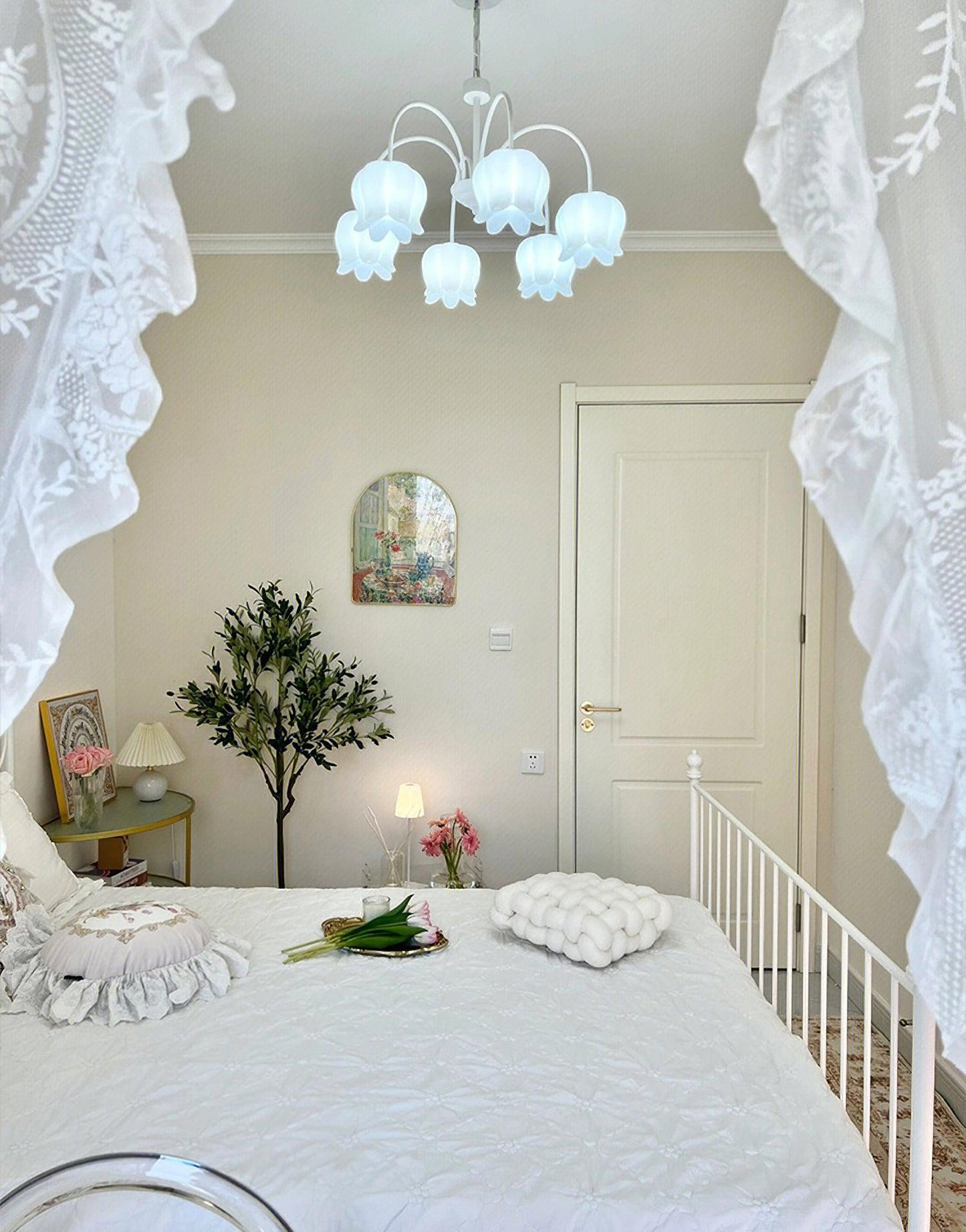 Curved Arm Bell Chandelier - YIOSI