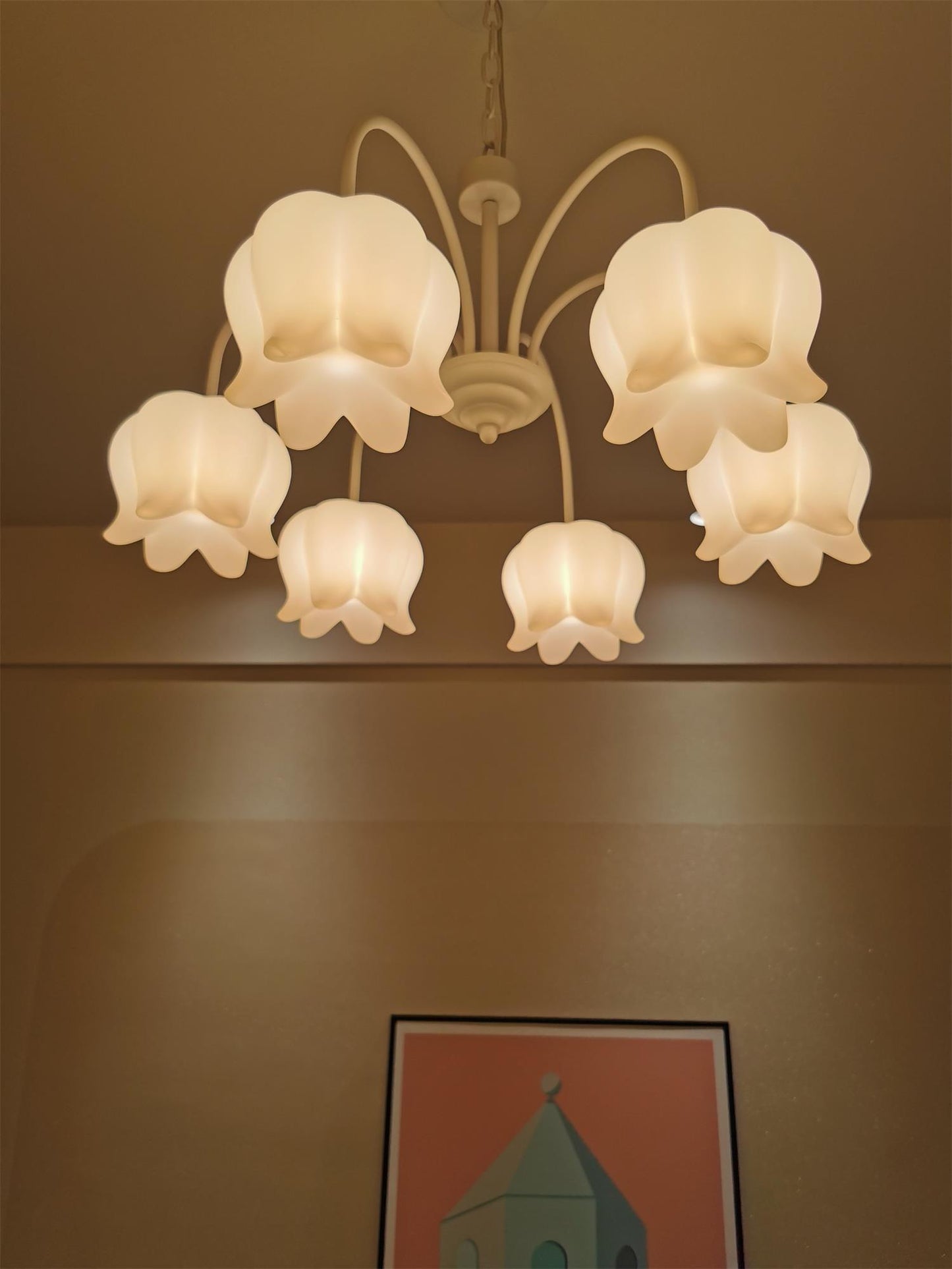 Curved Arm Bell Chandelier - YIOSI