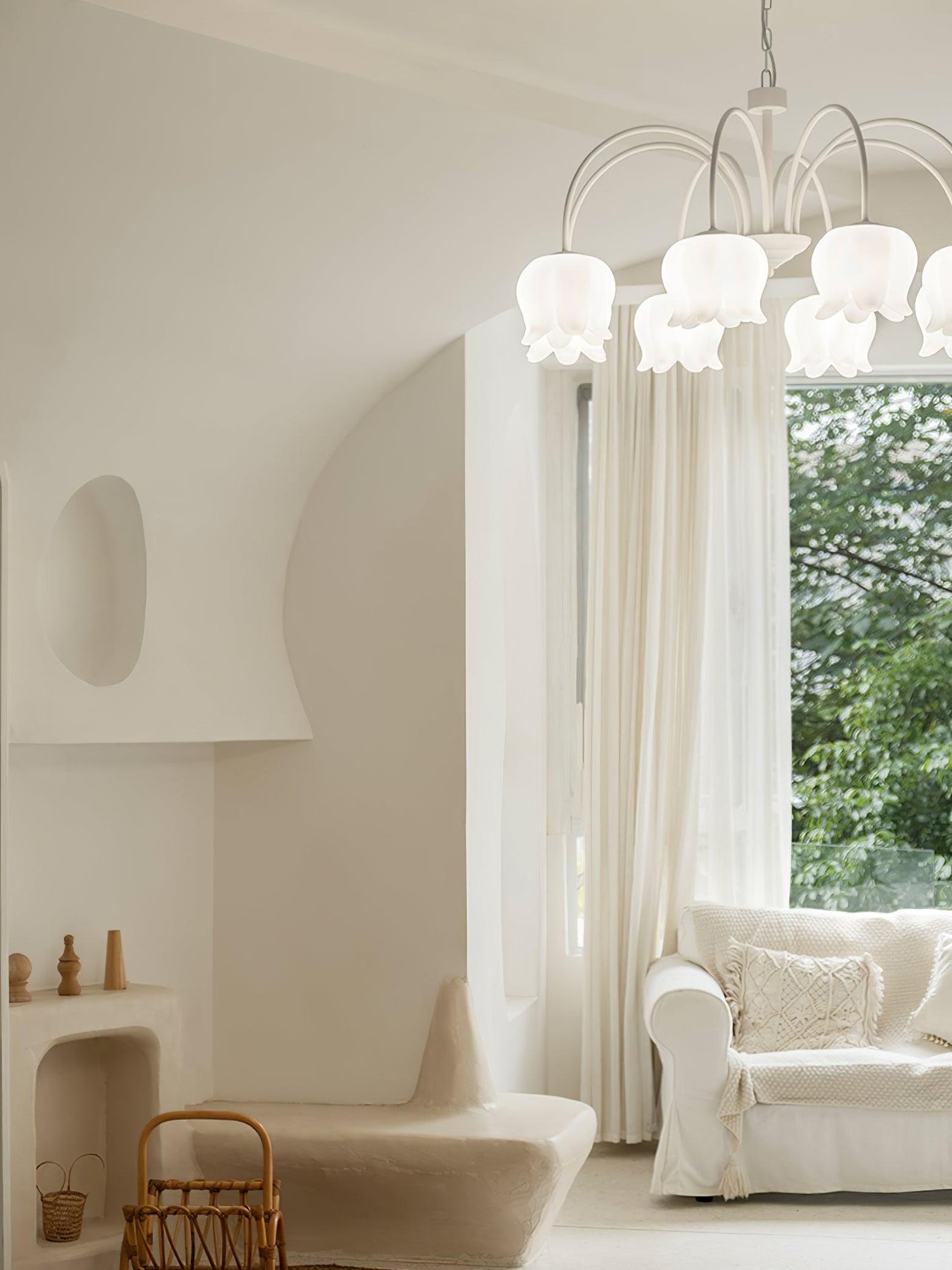 Curved Arm Bell Chandelier - YIOSI