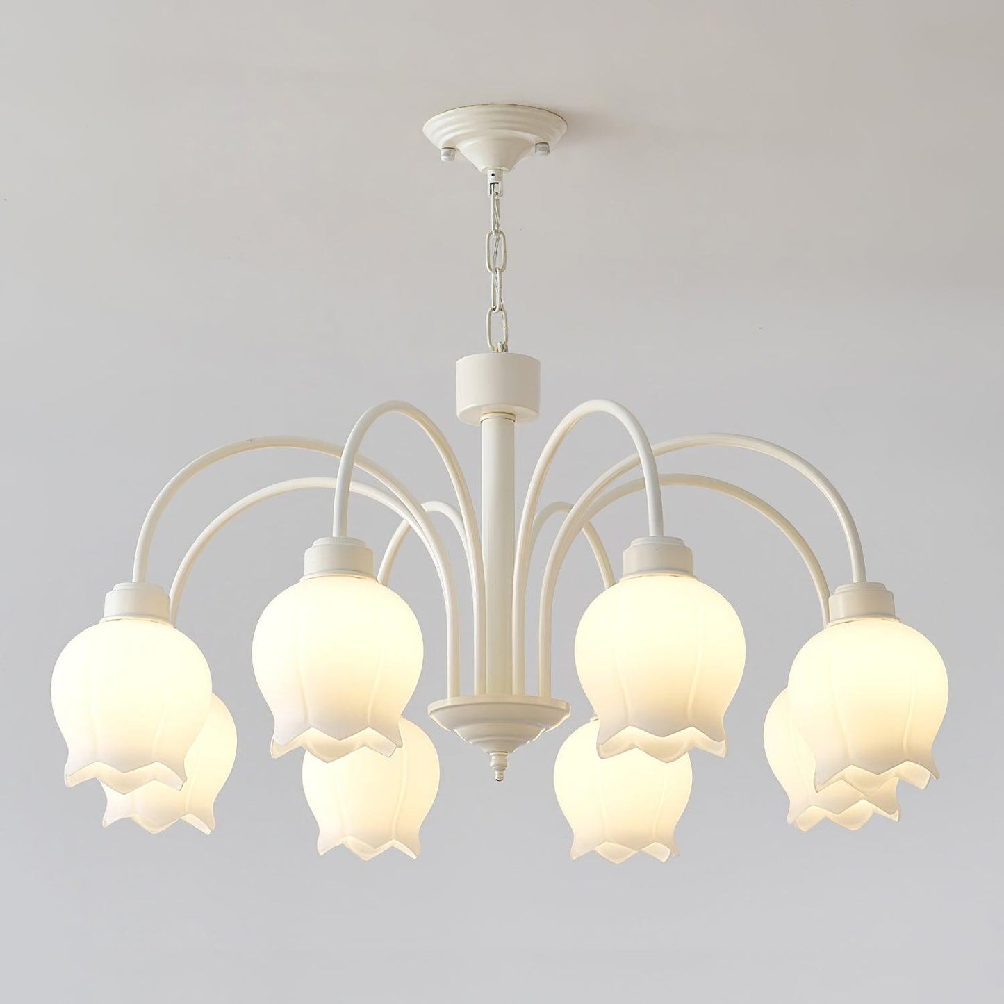 Curved Arm Bell Chandelier - YIOSI