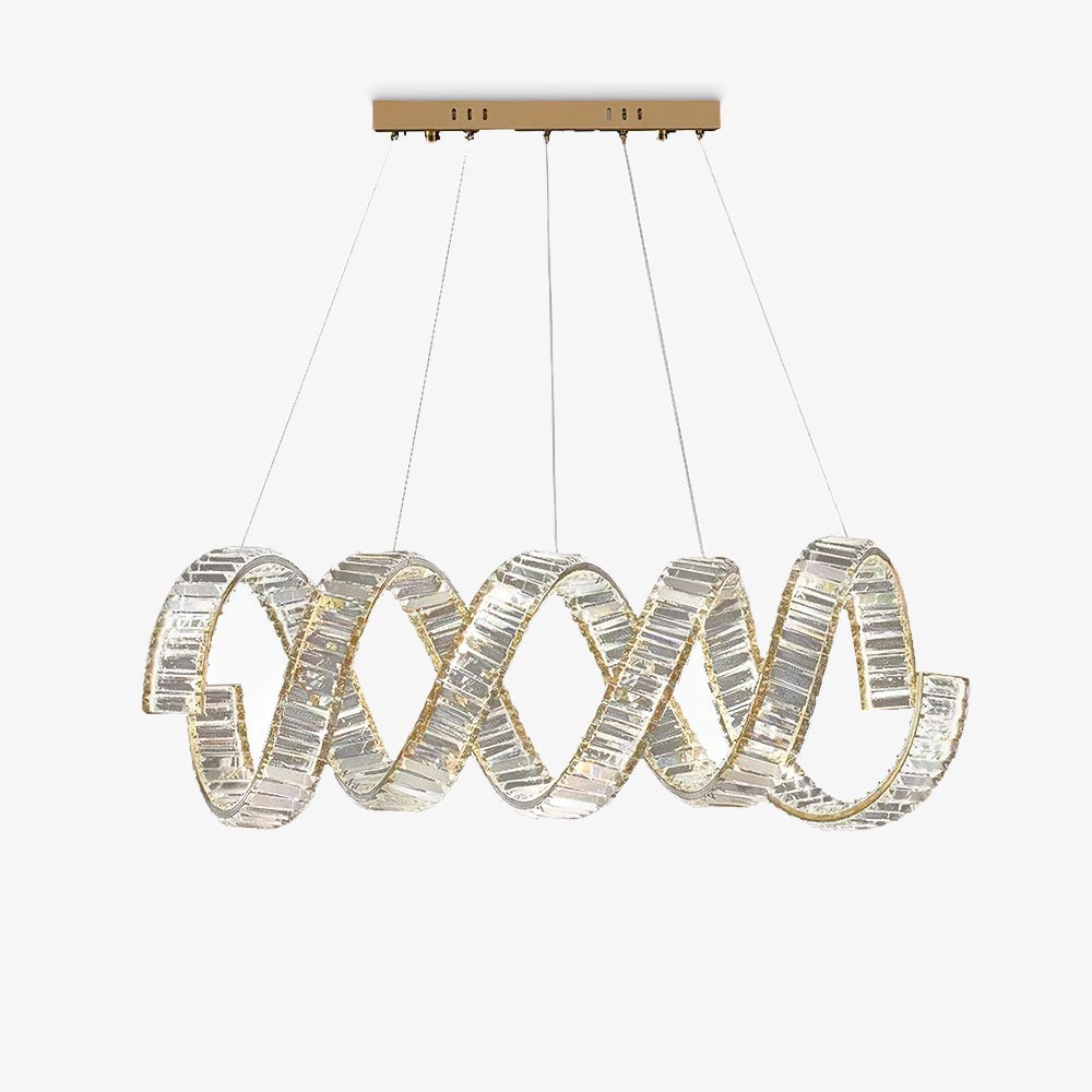 Curved LED Chandelier - YIOSI