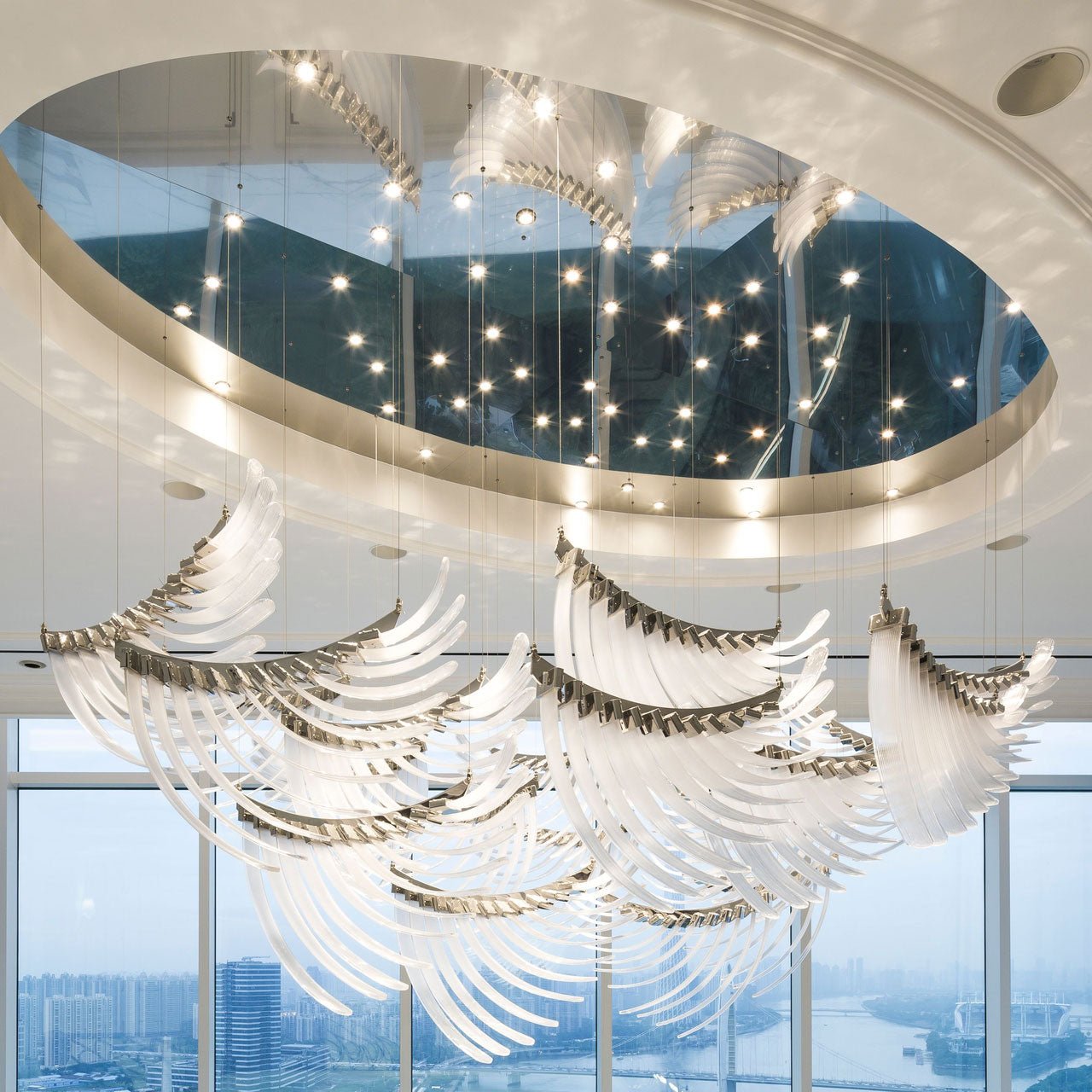 Bird Feather Wings Chandelier - YIOSI