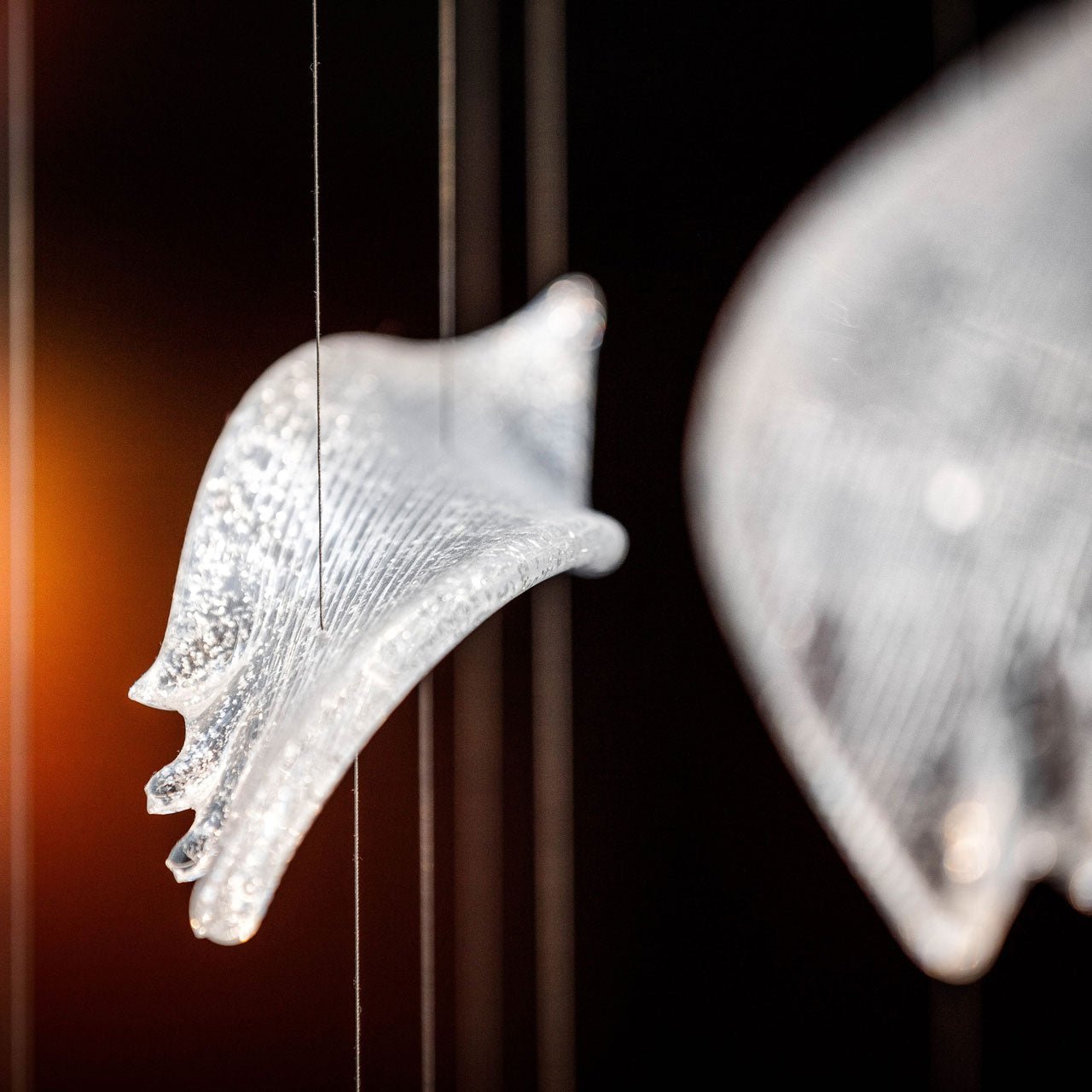 Flying Glass Feather Chandelier - YIOSI