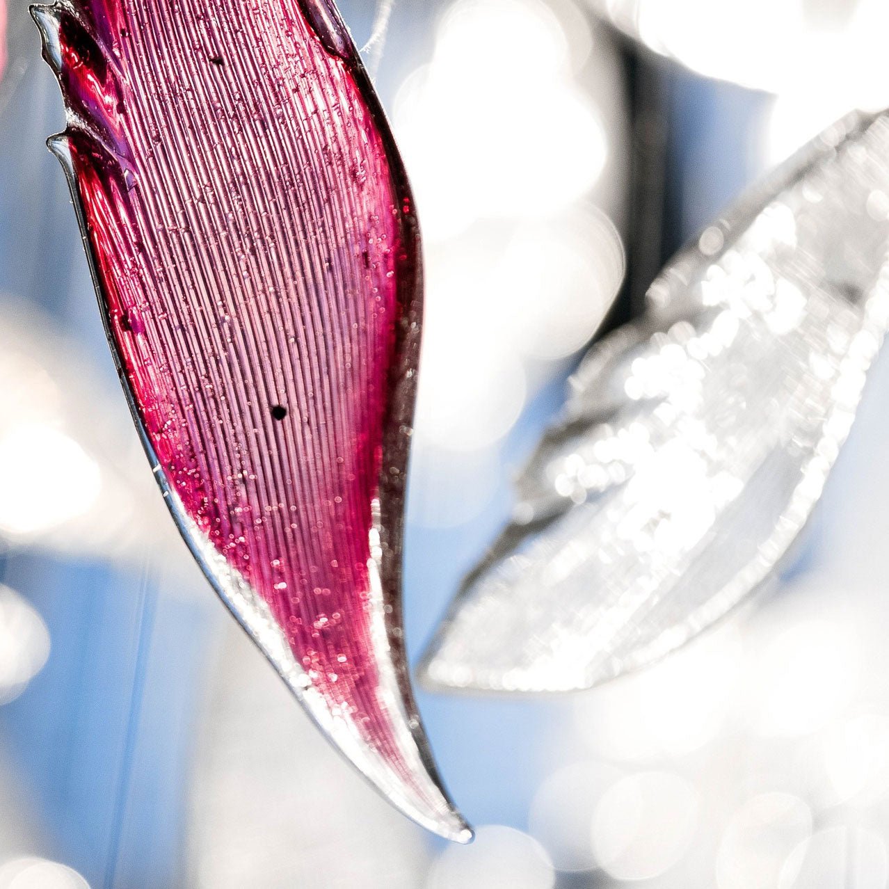 Flying Glass Feather Chandelier - YIOSI