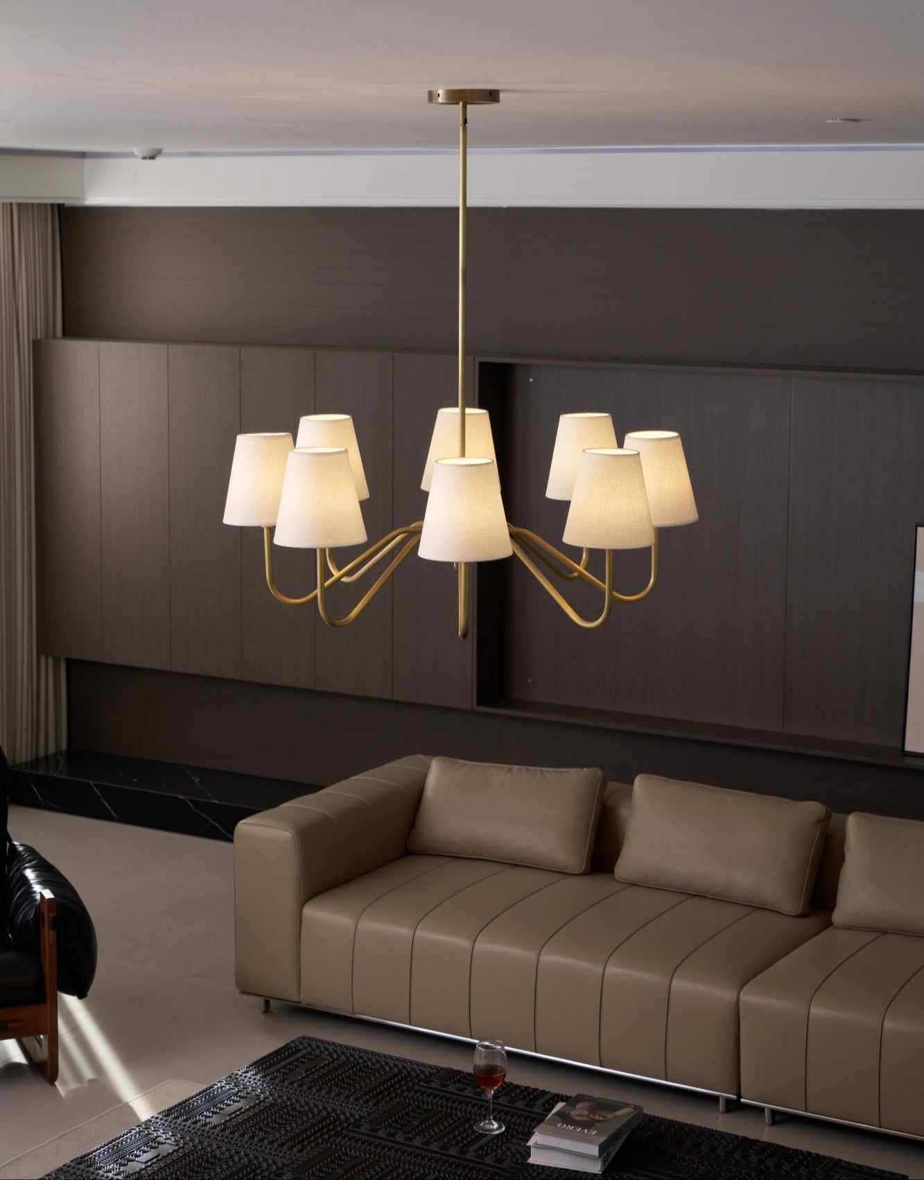 Opaluxe Brass Chandelier - YIOSI