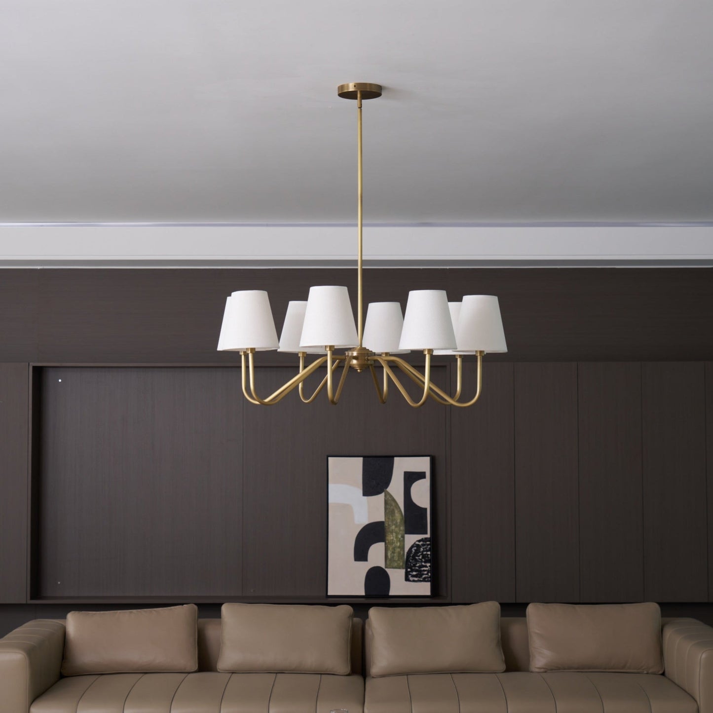 Opaluxe Brass Chandelier - YIOSI