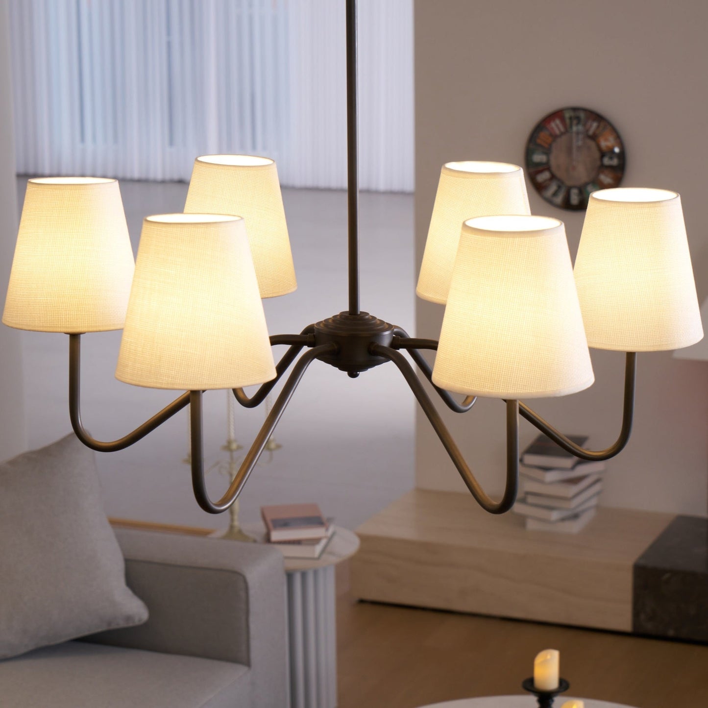 Lumos Black Chandelier - YIOSI