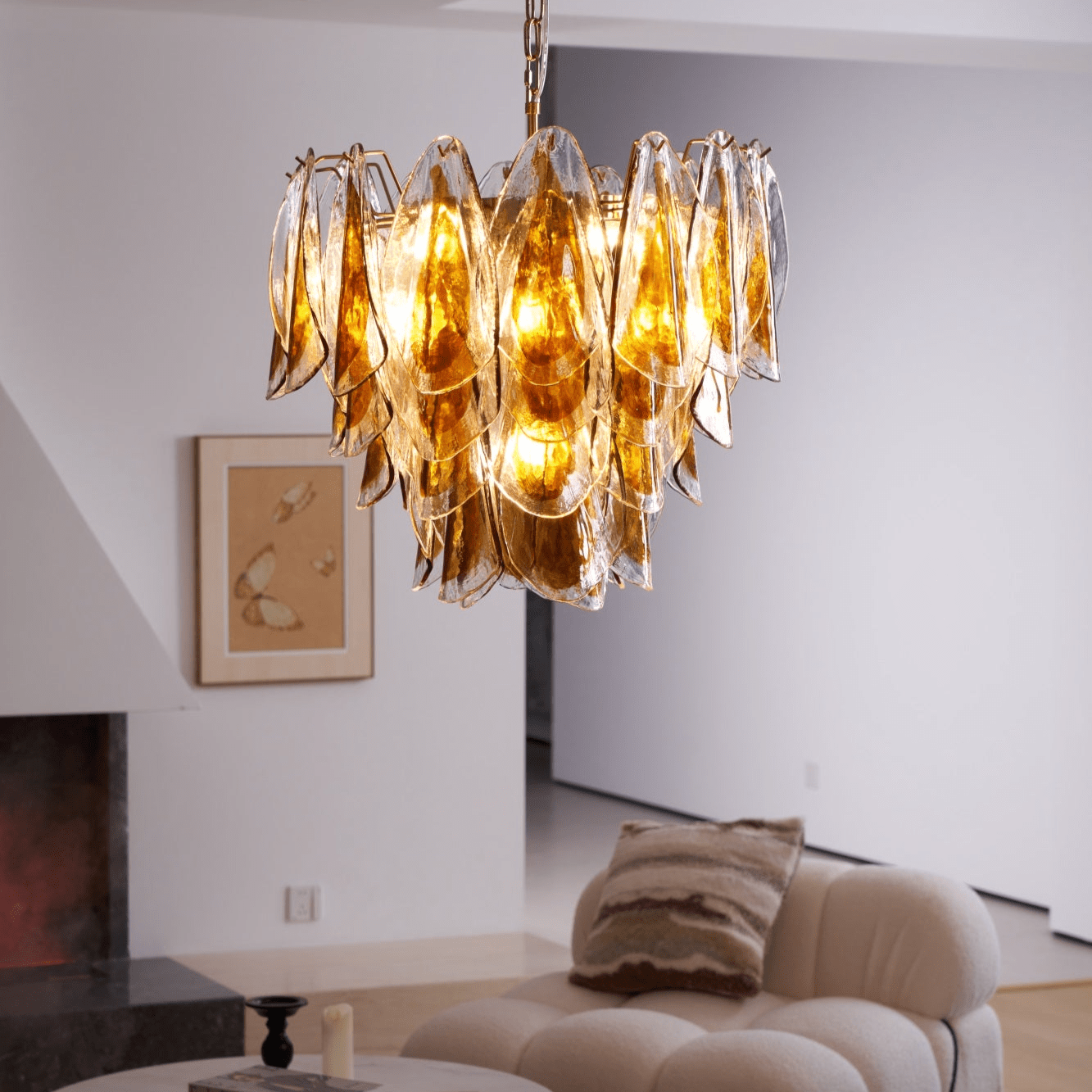 Solviva Murano Glass Chandelier - YIOSI