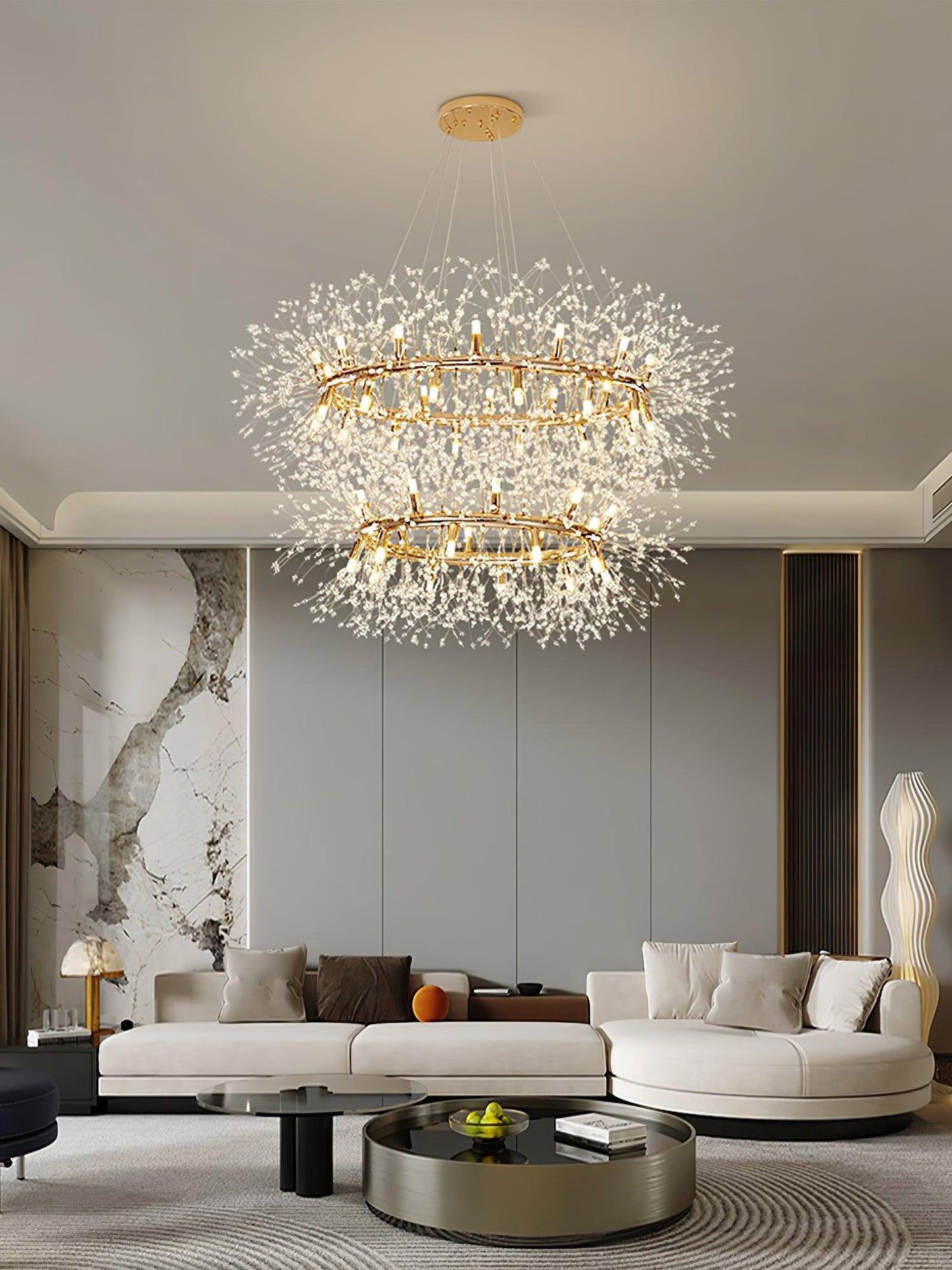 Dandelion Round Chandelier - YIOSI