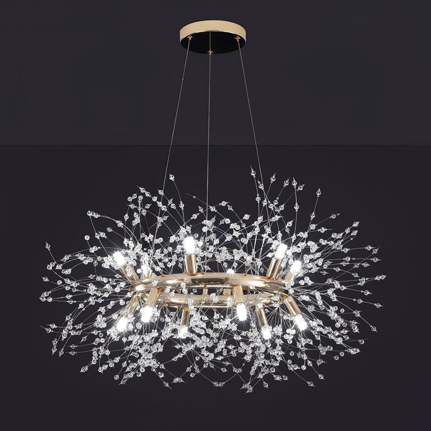 Dandelion Round Chandelier - YIOSI
