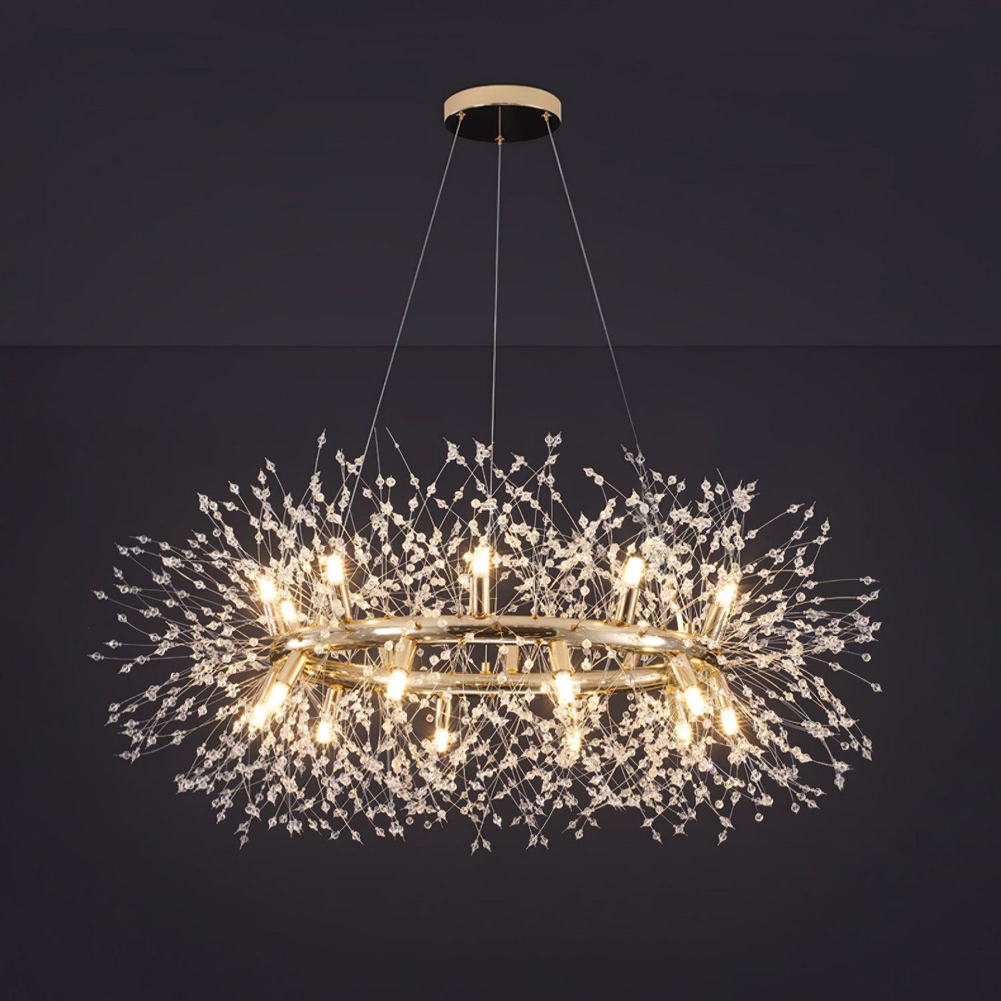 Dandelion Round Chandelier - YIOSI