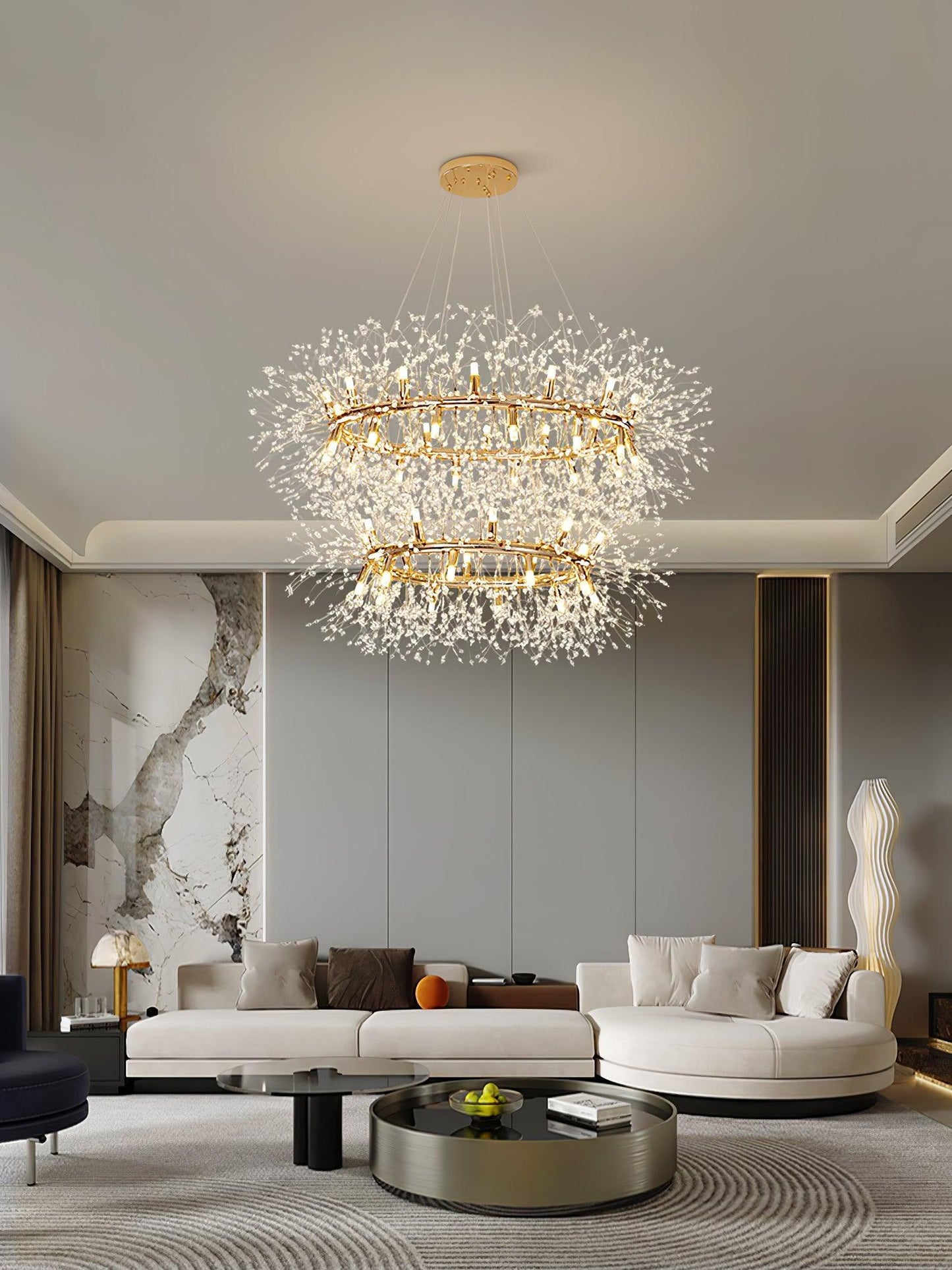 Dandelion Round Chandelier - YIOSI