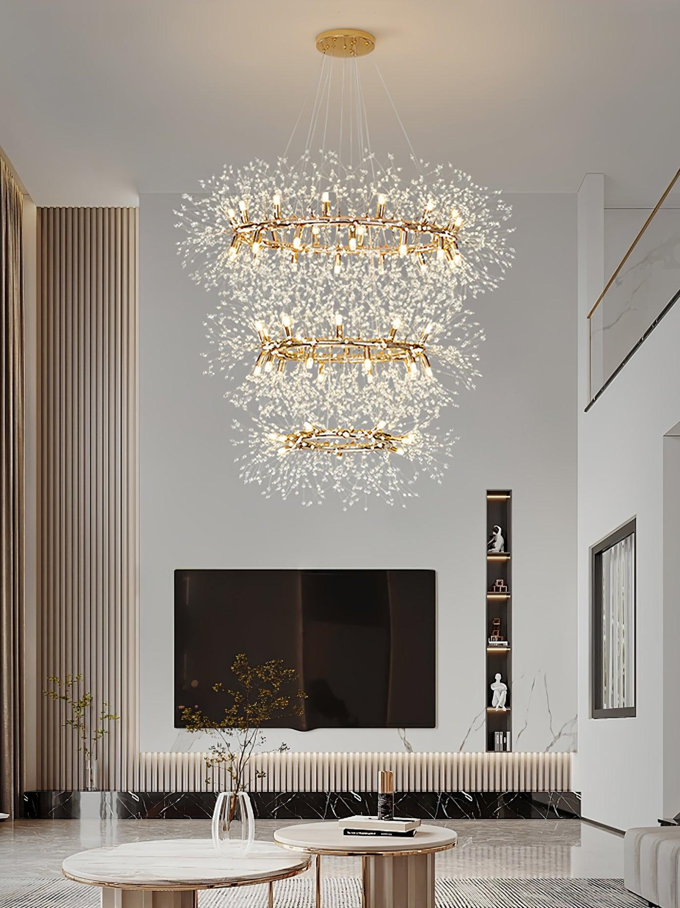 Dandelion Round Chandelier - YIOSI