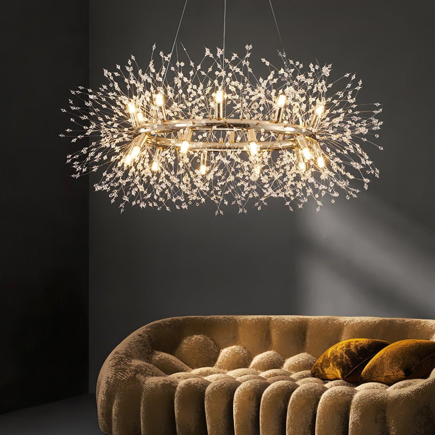 Dandelion Round Chandelier - YIOSI